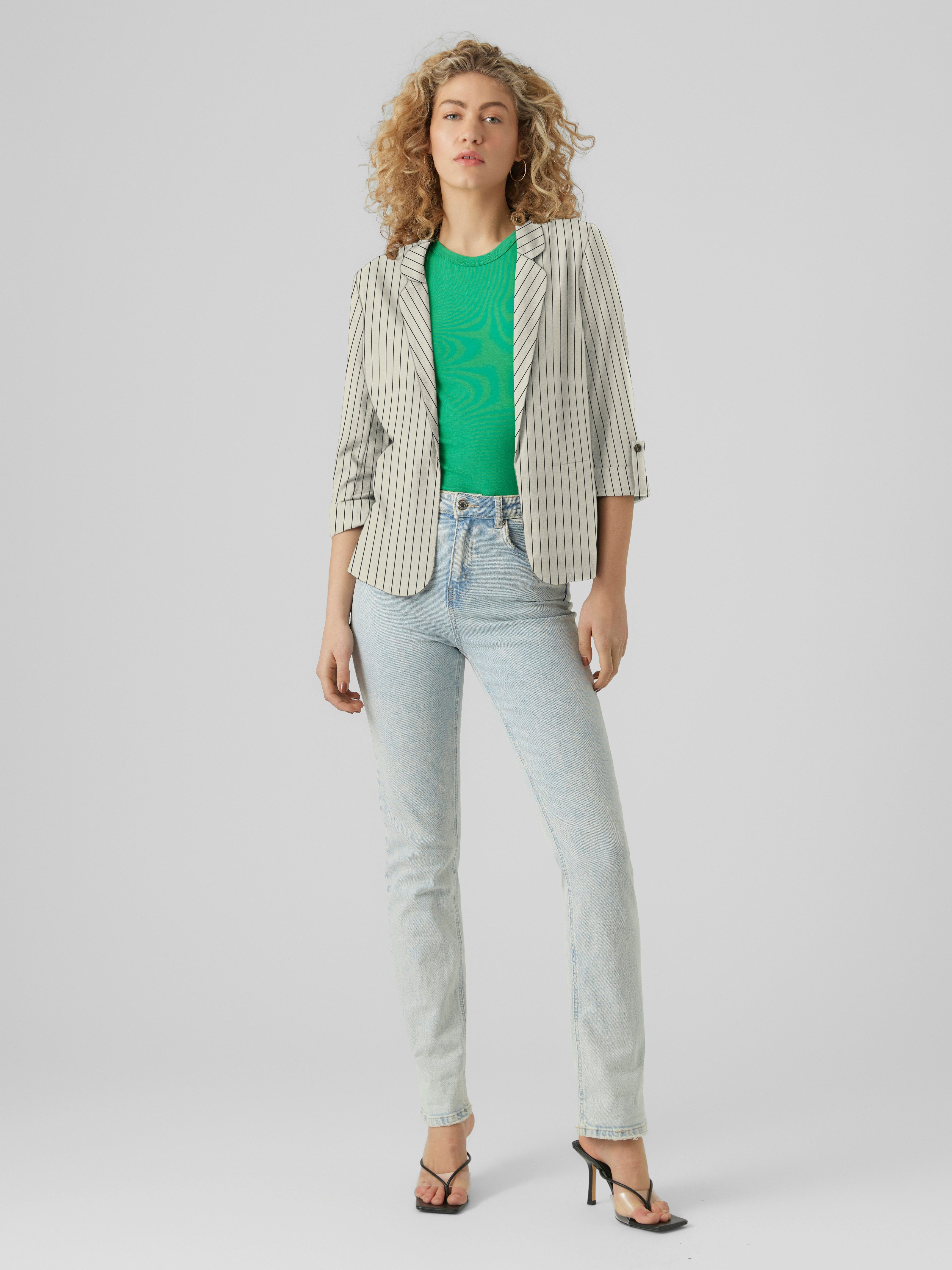Vero Moda Korte blazer VMJESMILO 3/4 LOOSE BLAZER WVN GA NOOS