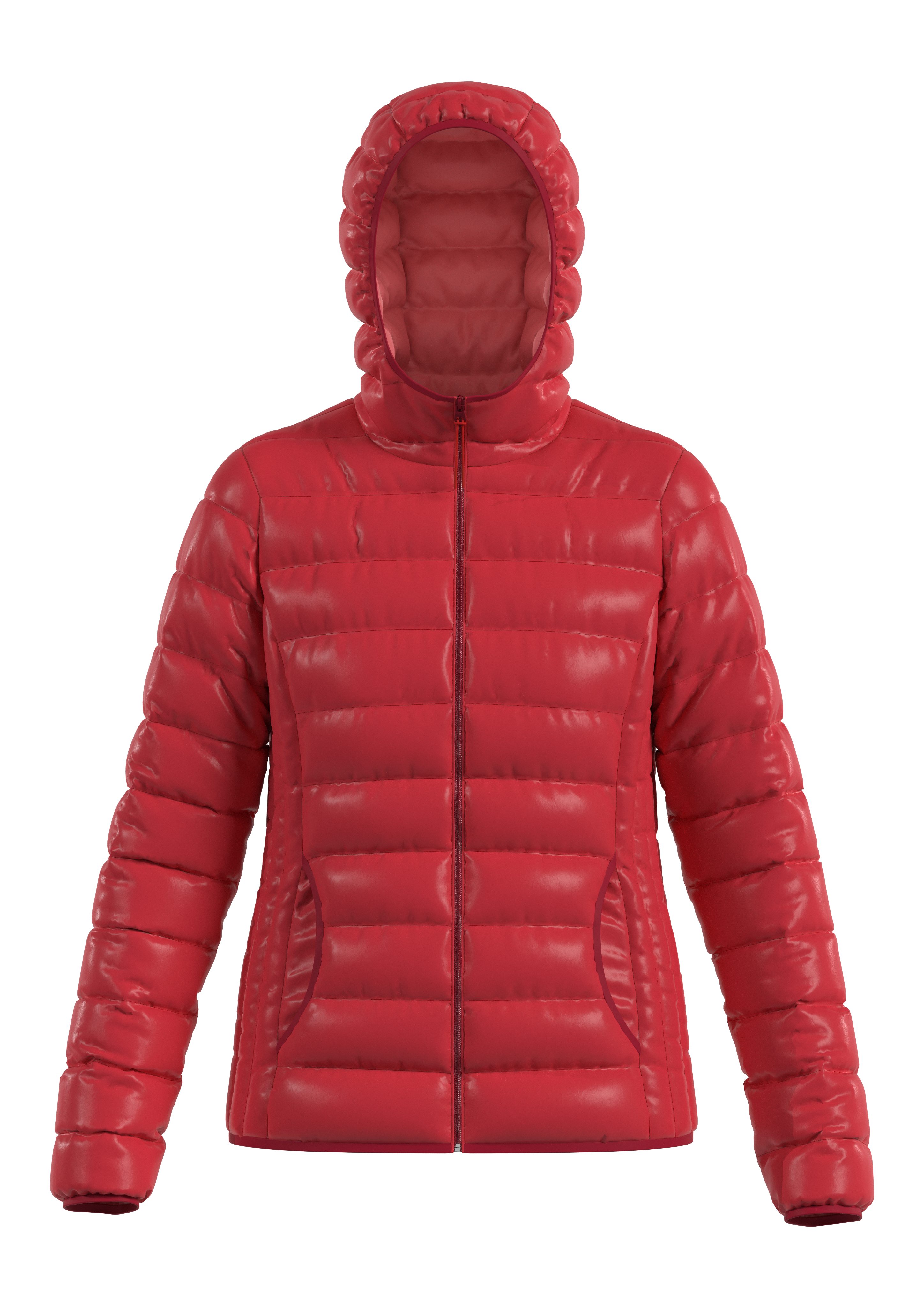 Q/S designed by Gewatteerde jas met een capuchon