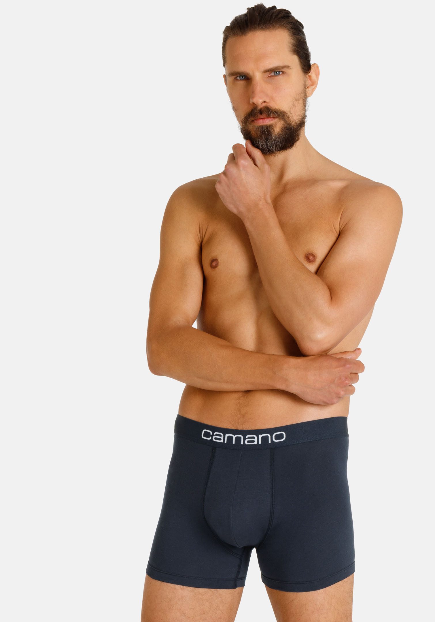 Camano Boxershort Comfort met elastische logoband (Set van 2)