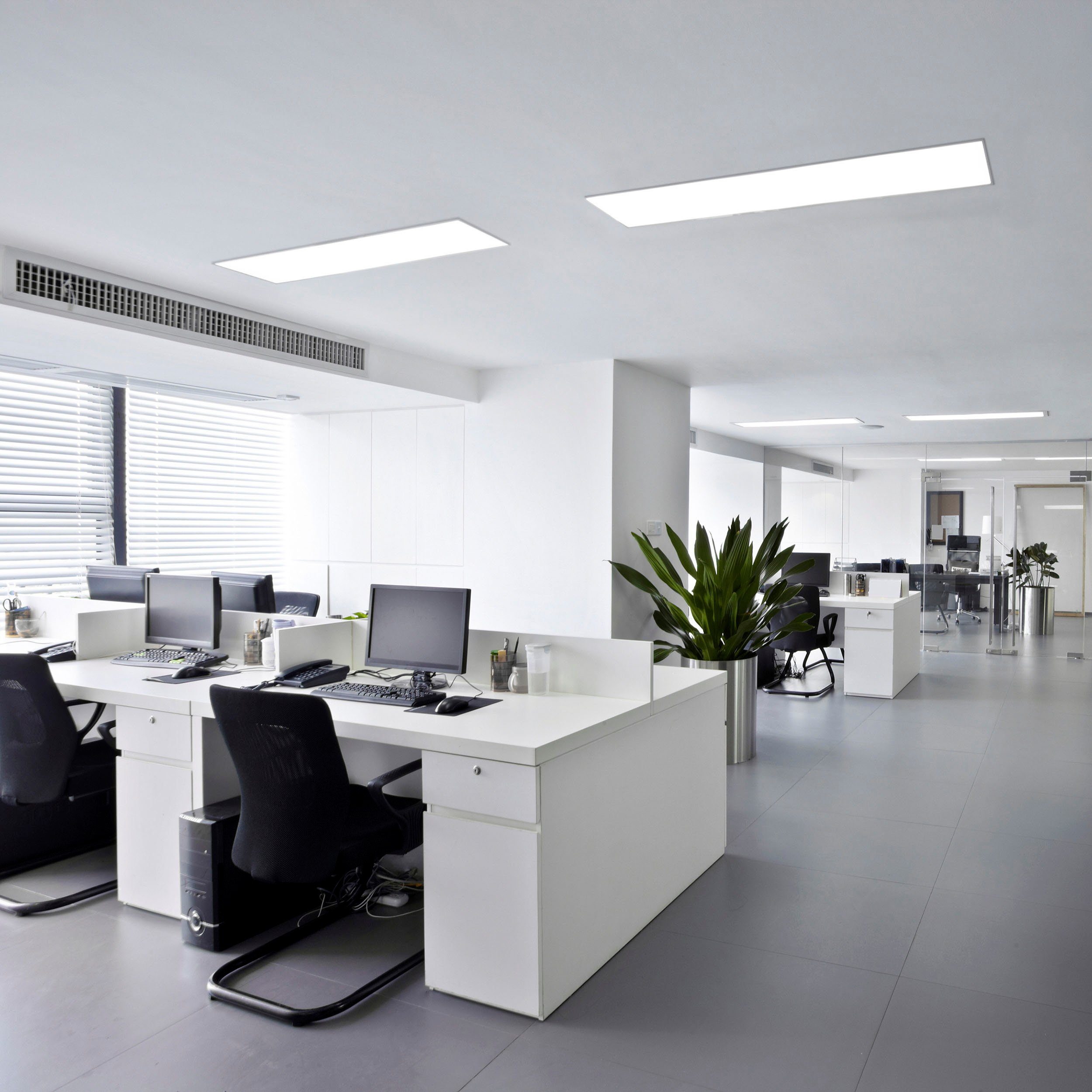 näve Ledscherm Carente Dimm- en nachtlichtfunctie, AAN/UIT, lichtkleur warmwit/koudwit (1 stuk)