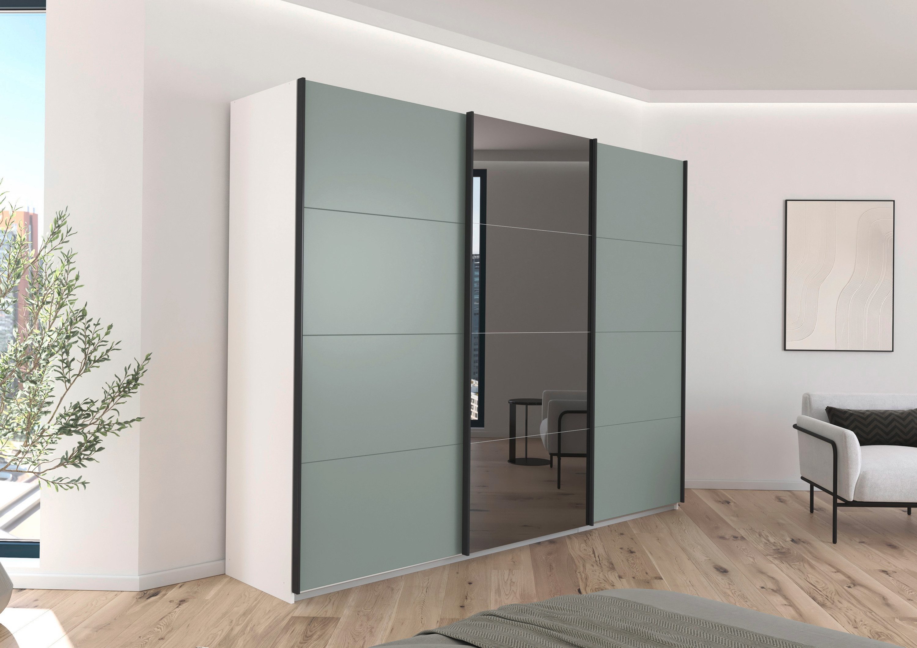 INOSIGN Schuifdeurkast Ferris Schrank Garderobe Breite 2,71m BESTSELLER Schlafzimmerschrank