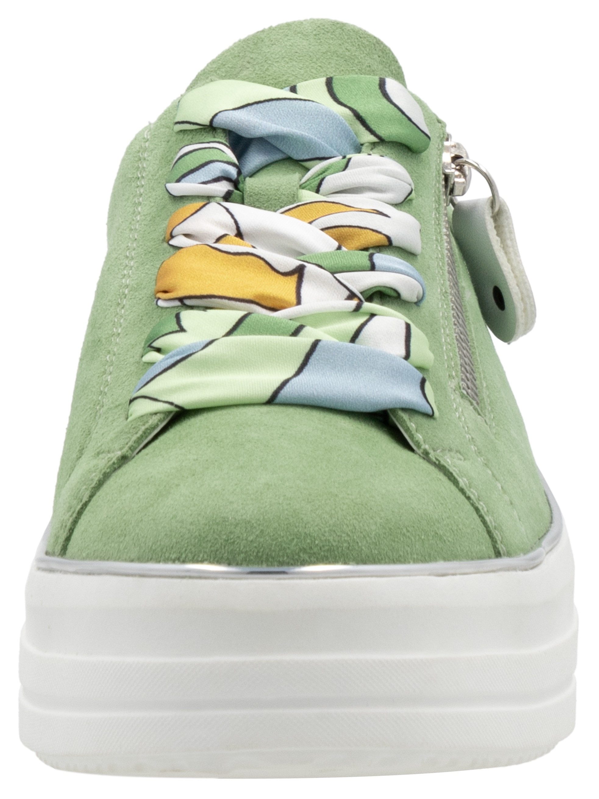 Remonte Plateausneakers , vrijetijdsschoen, lage schoen, veterschoen met zijrits