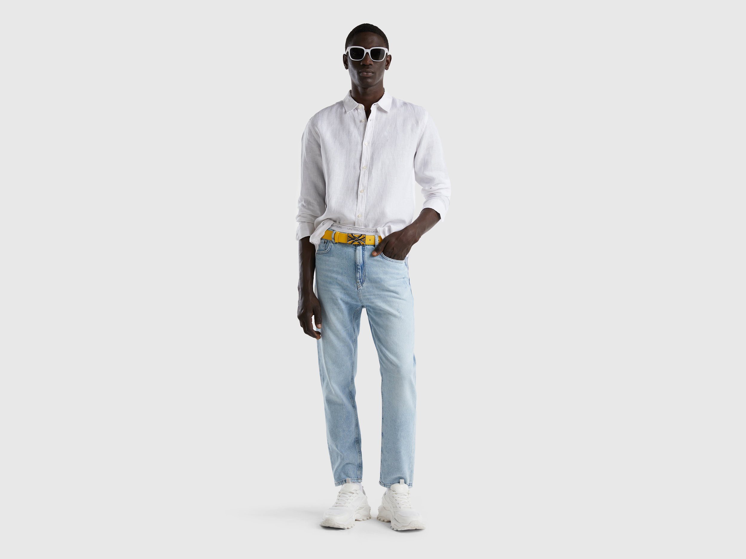 United Colors of Benetton Linnen overhemd