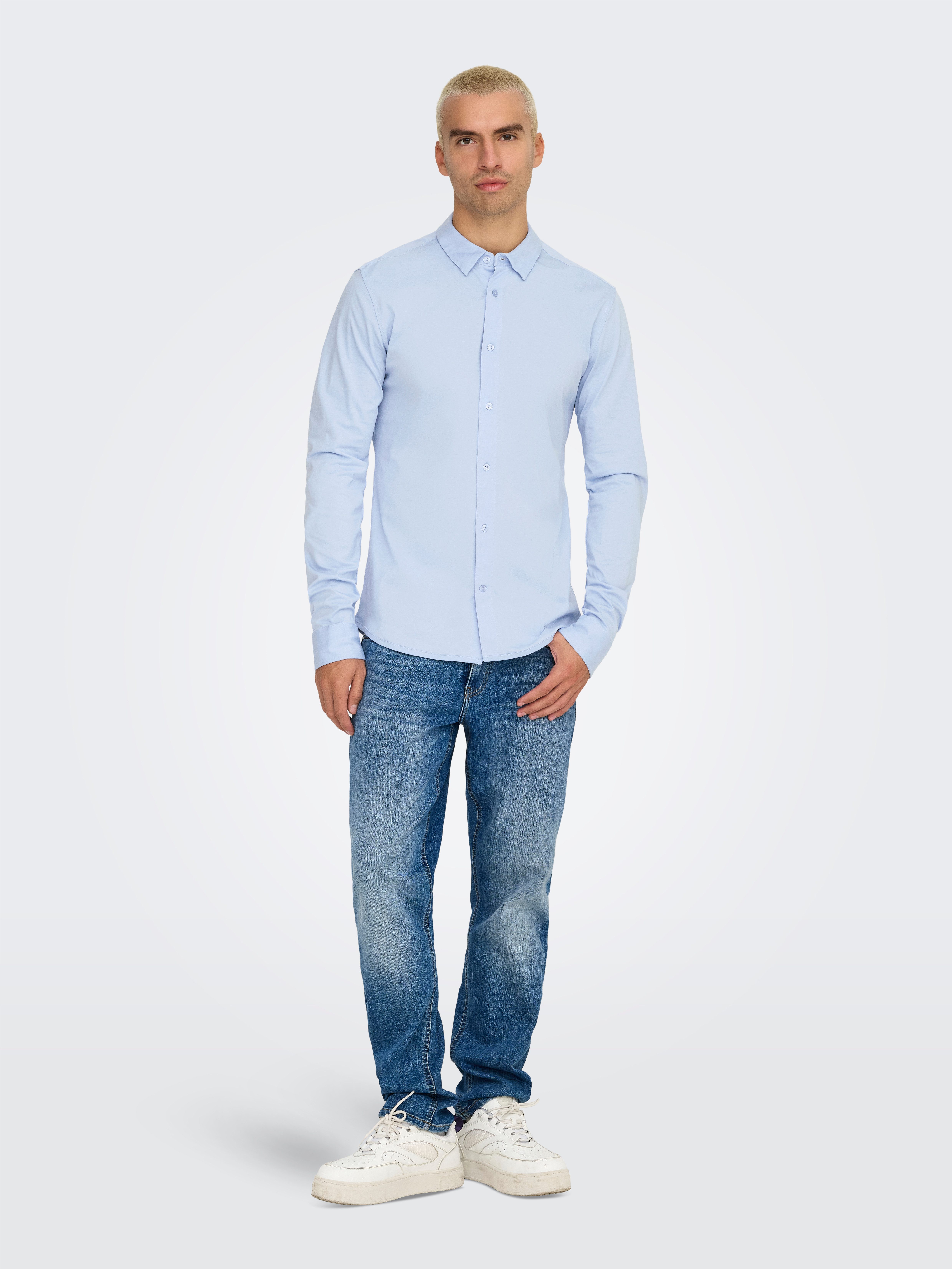 ONLY & SONS Overhemd met lange mouwen ONSROBIN B/U LS STRETCH SHIRT NOOS