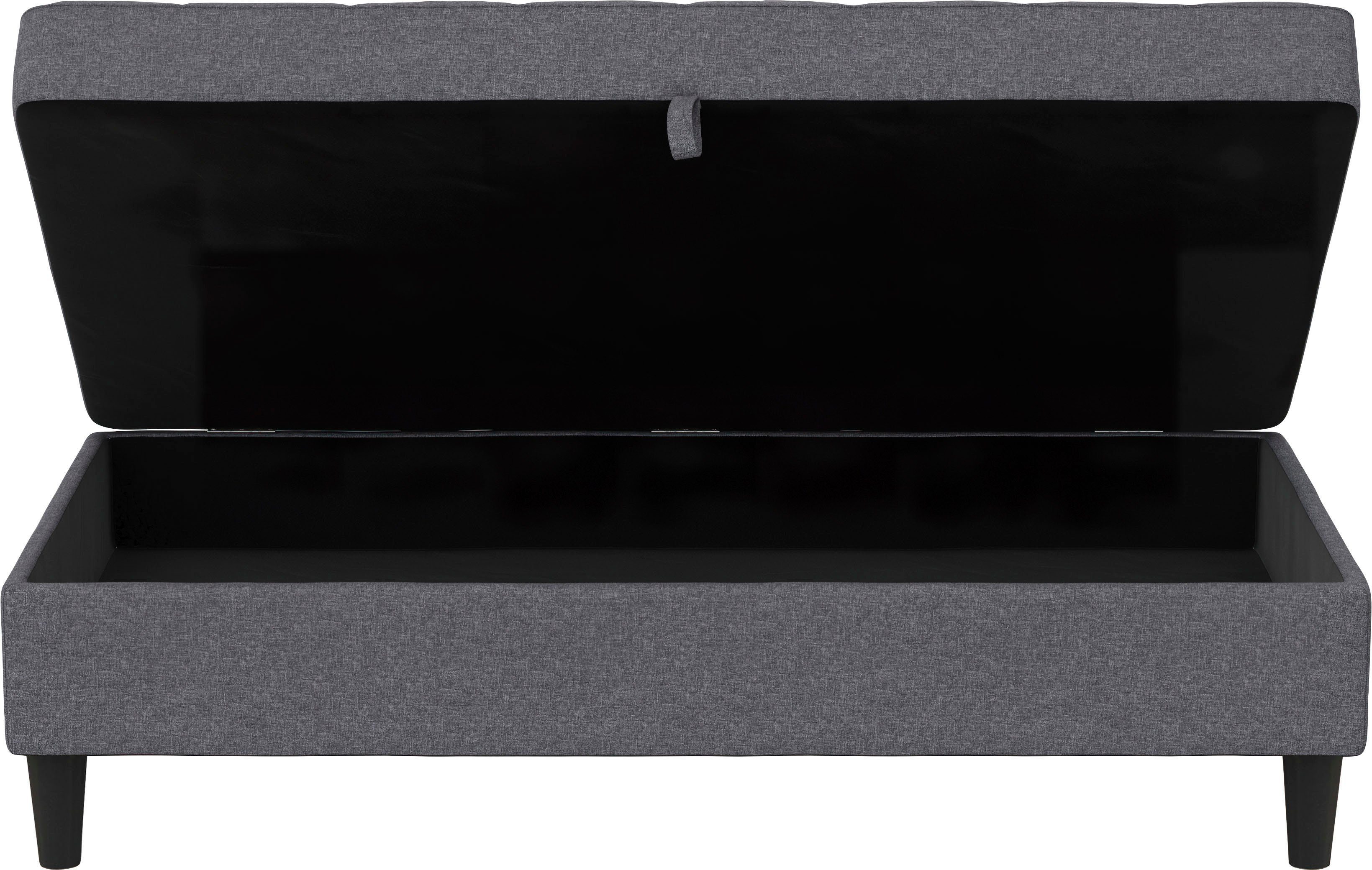 Dorel Home Hocker met bergruimte Presley Hocker met bergruimte, vrij plaatsbaar, zithoogte 43 cm
