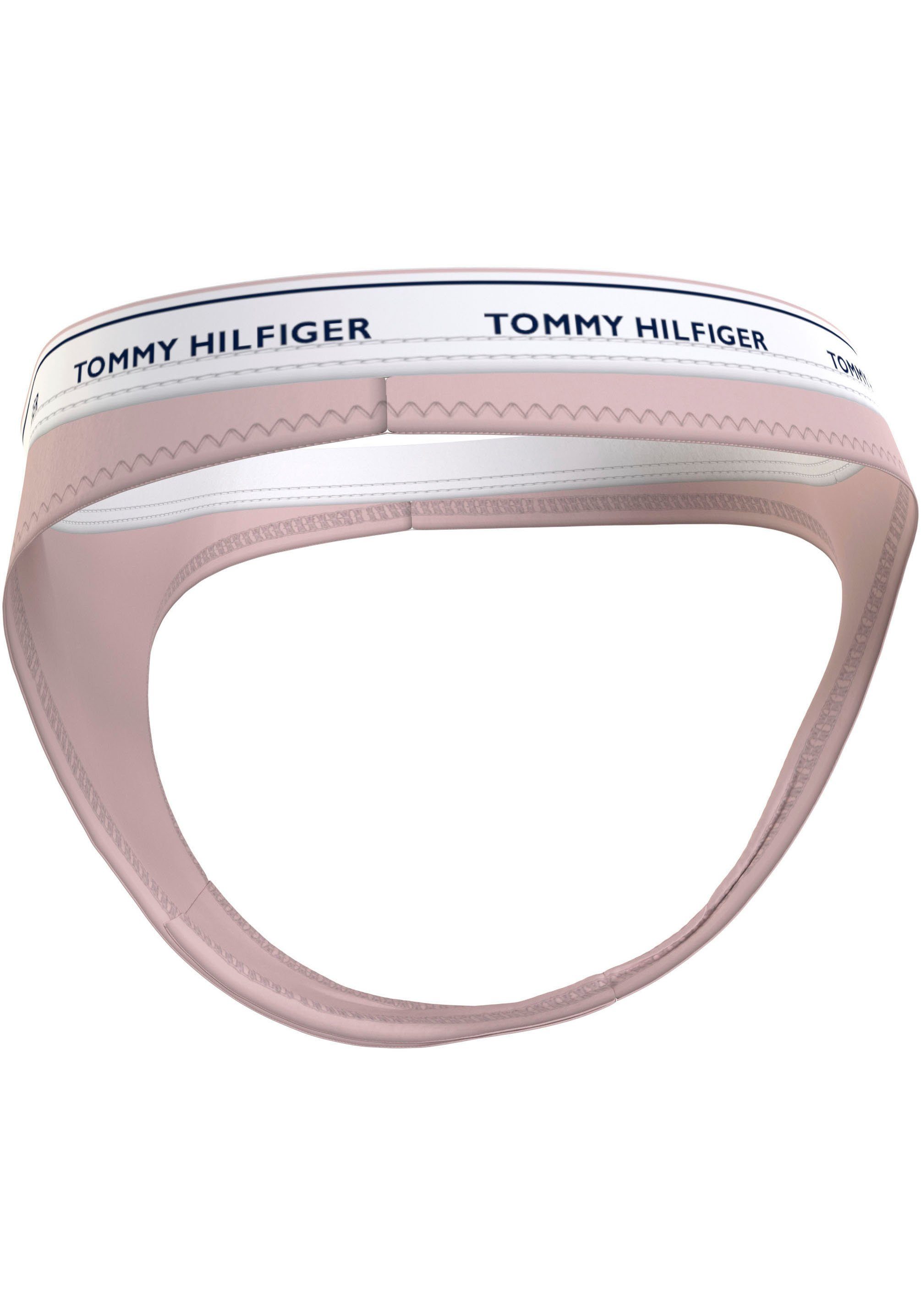 Tommy Hilfiger Underwear Slip 3 PACK THONG (EXT SIZES) met tommy hilfiger logoband (Set van 3)