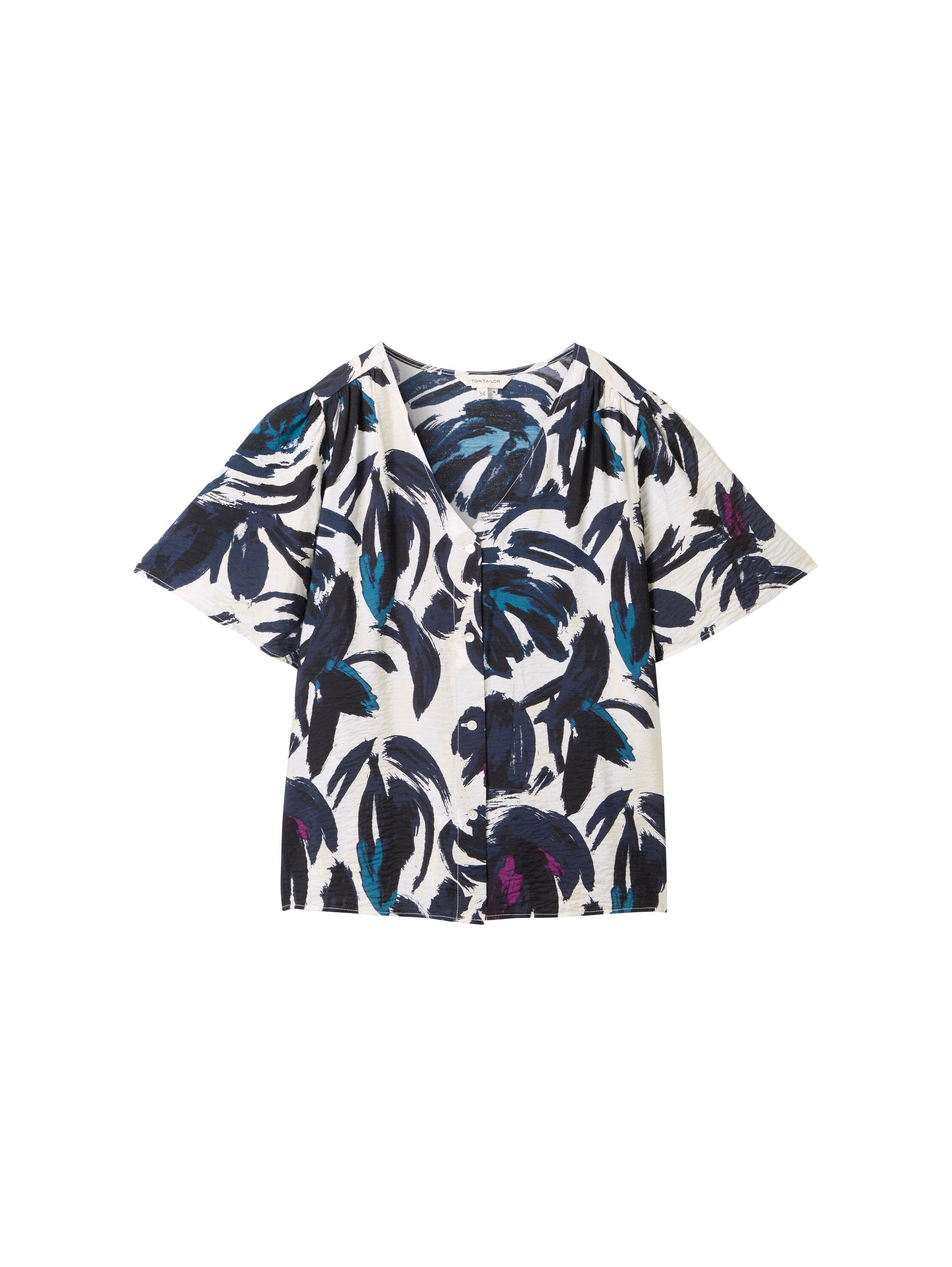 Tom Tailor Blouse met korte mouwen met print all-over