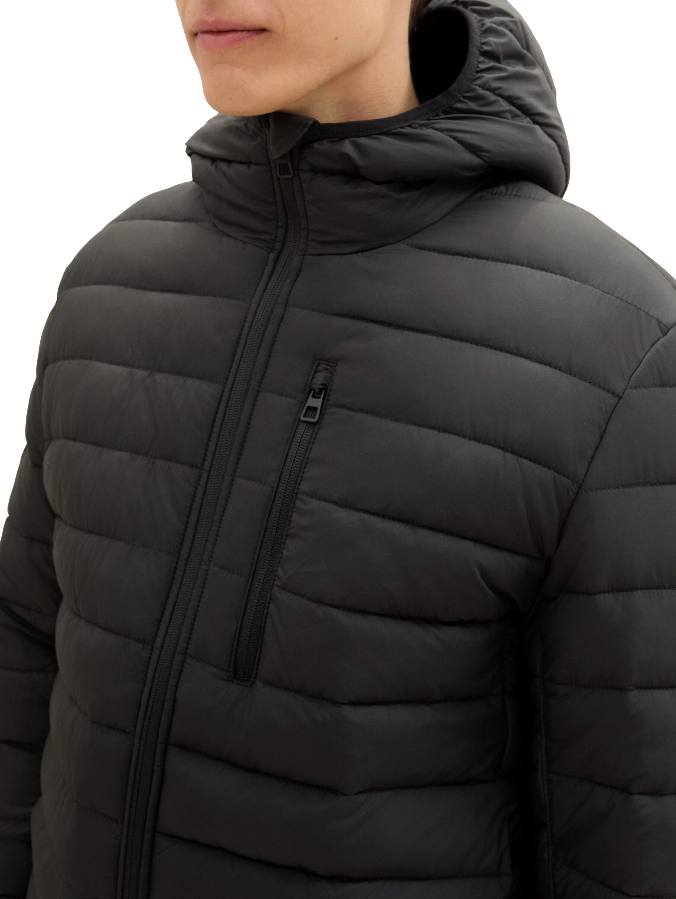 Tom Tailor Denim Gewatteerde jas met een capuchon