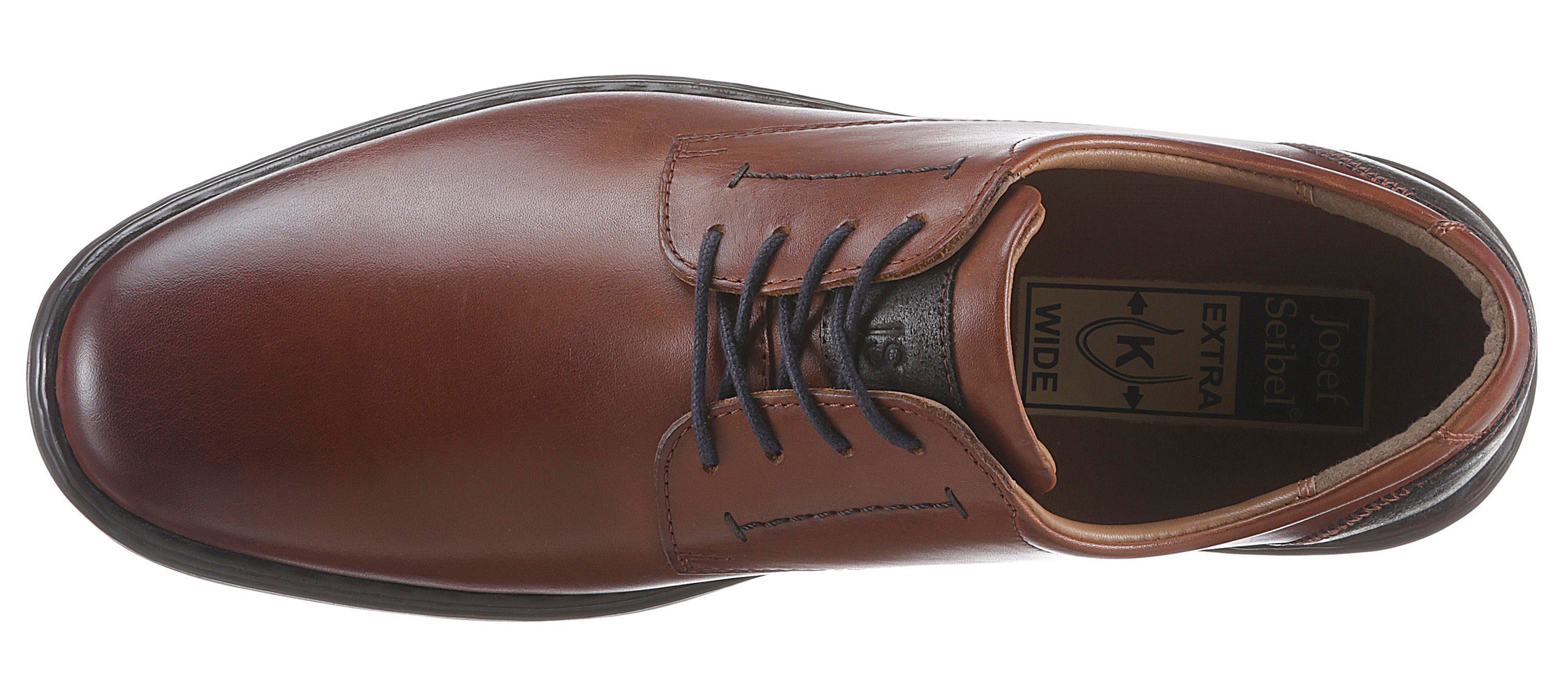Josef Seibel Veterschoenen Alastair in lichte used-look, vrijetijdsschoen, lage schoen, veterschoen