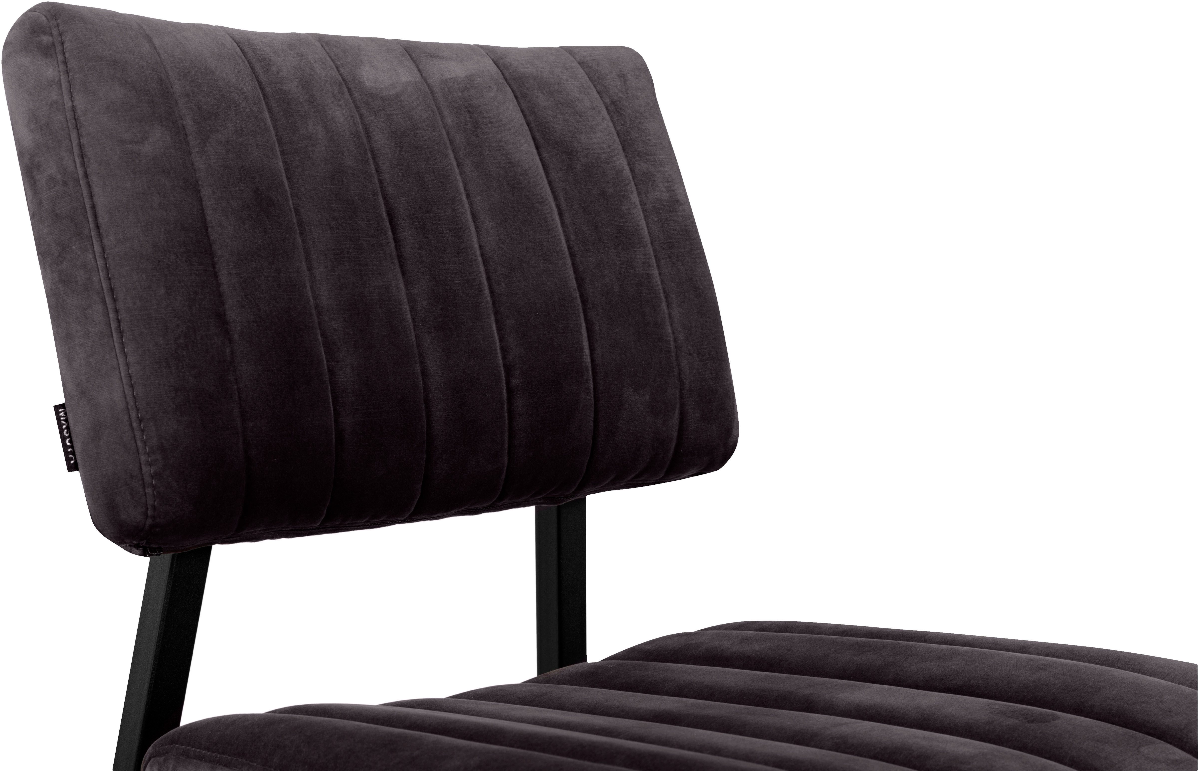 OMG Design Eetkamerstoel Ivan onderhoudsvriendelijk velvet bekleding, keukenstoel (set)