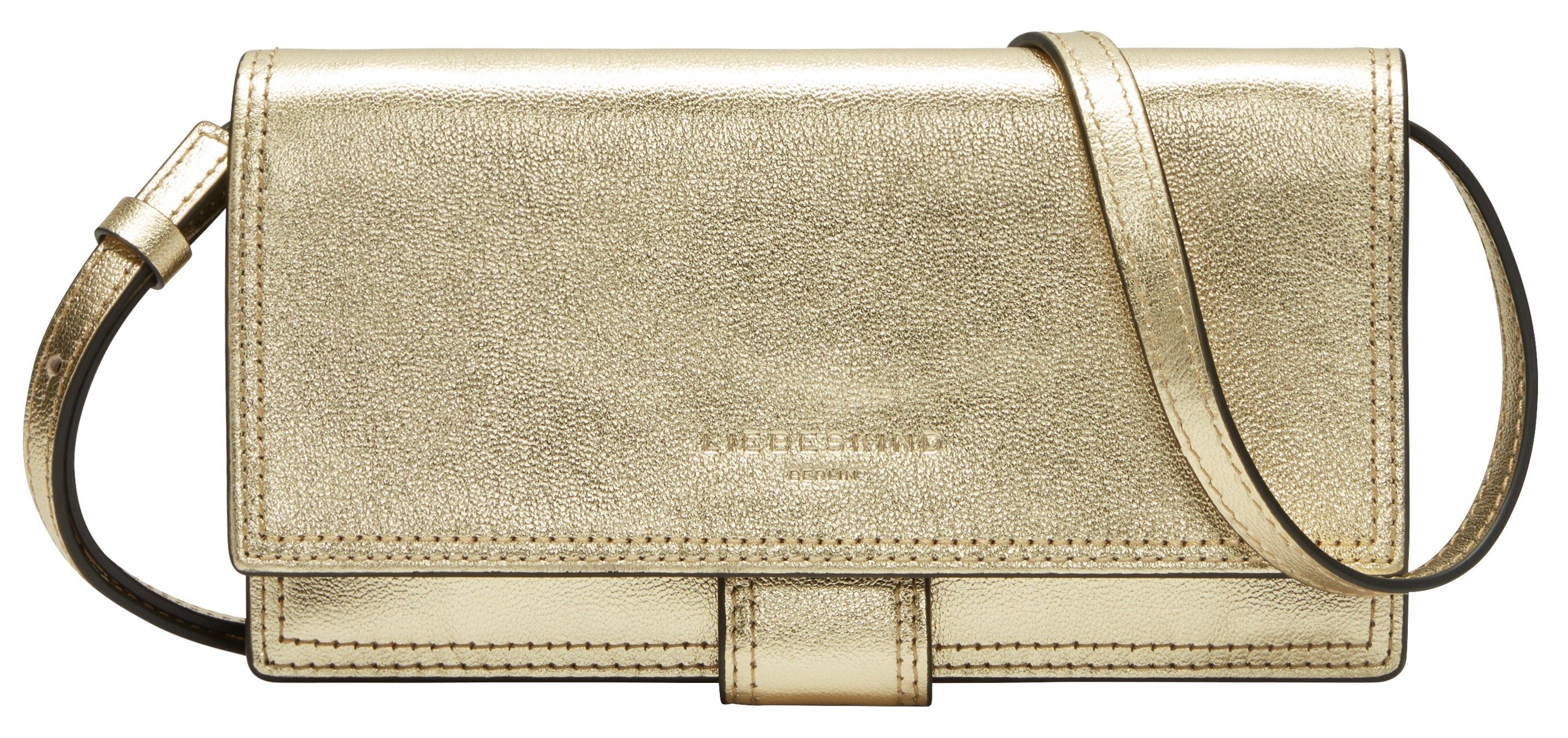 Liebeskind Berlin Portemonnee Wallet L LISA METALLIC ook als crossbody bag te dragen (2-delig Met afneembare draagriem)