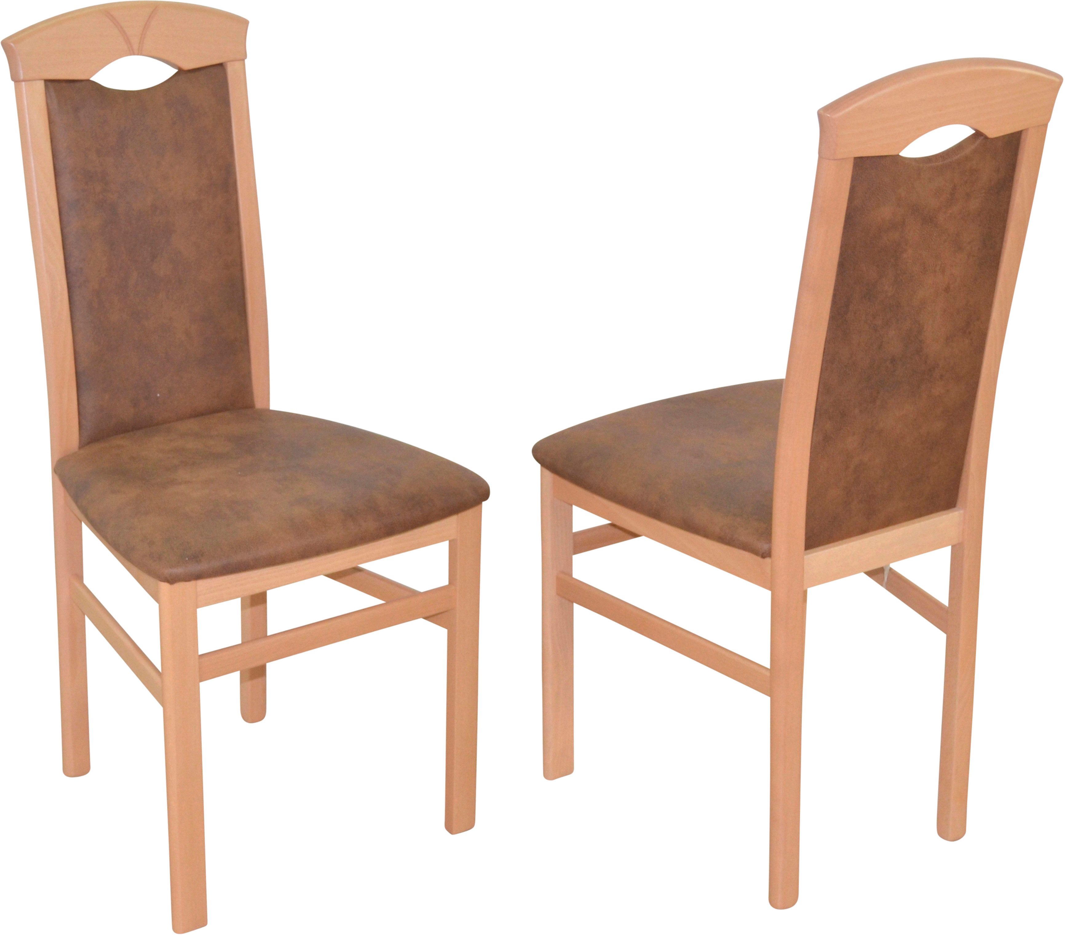 HOFMANN LIVING AND MORE Eethoek 3-delig eethoek Stoelen voorgemonteerd (voordeelset, 3-delig)