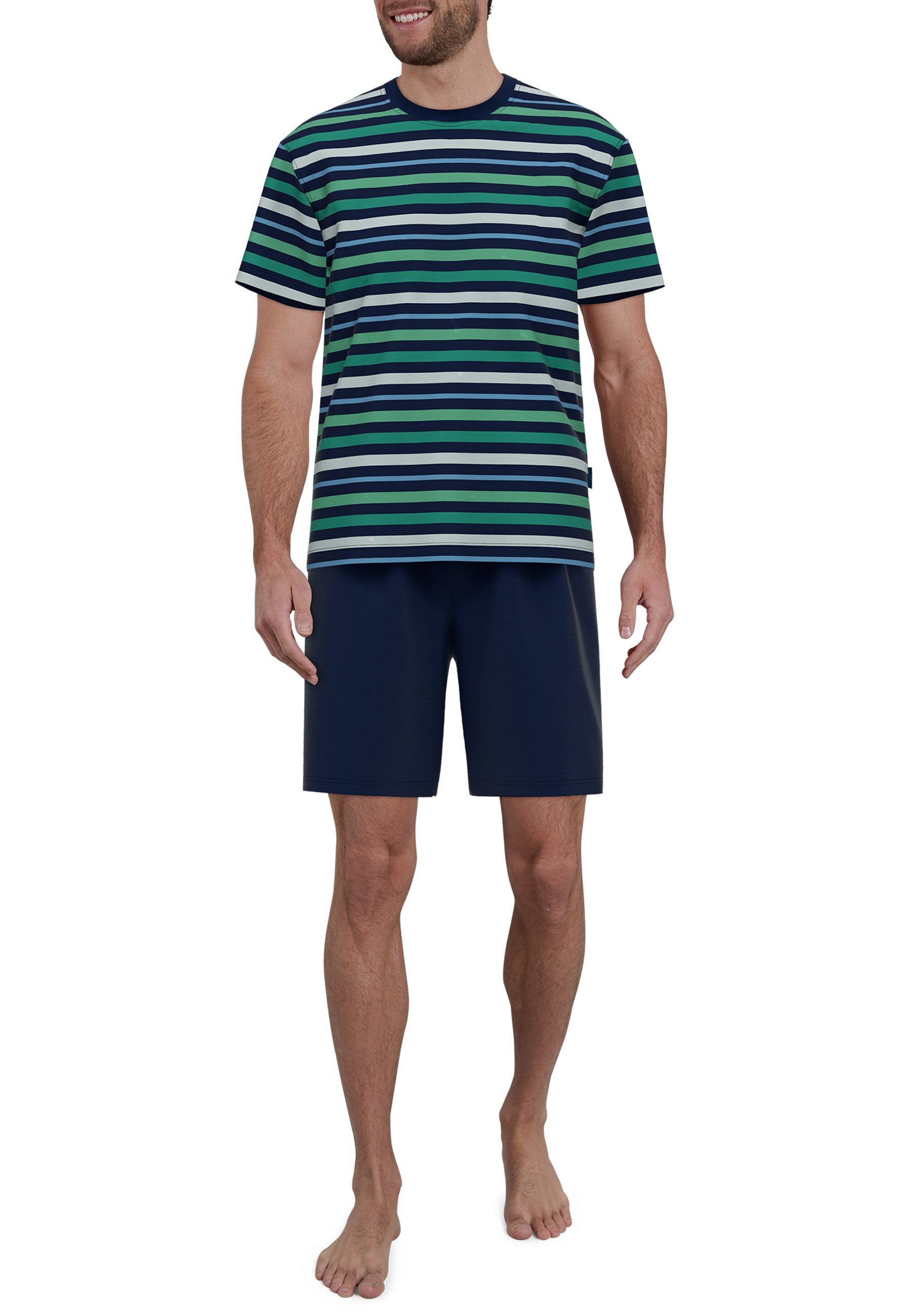 GÖTZBURG Shortama Bray met elastische taille (2-delig)