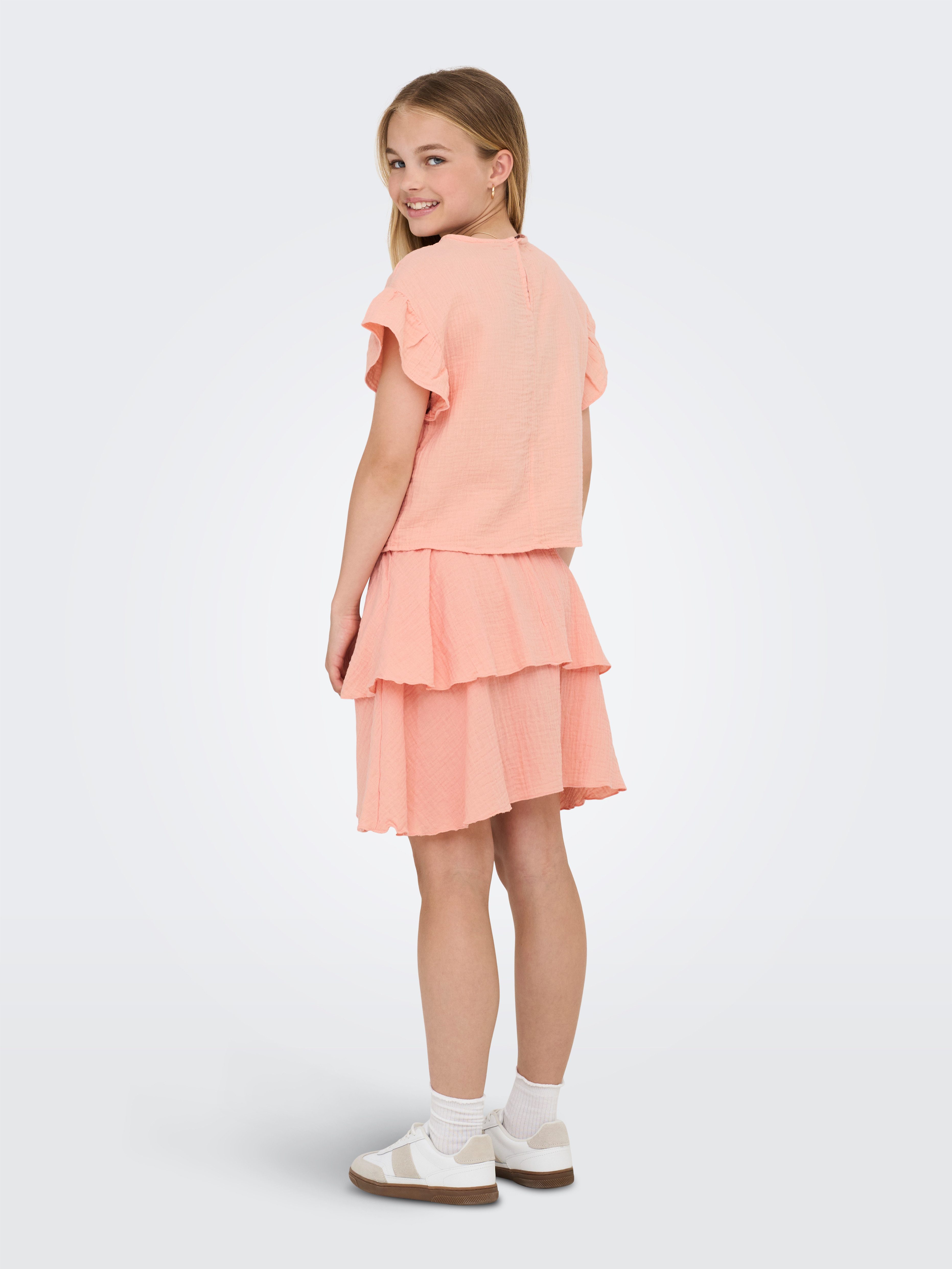 KIDS ONLY Zomerrok KOGTHYRA LIFE LAYERED SKIRT WVN