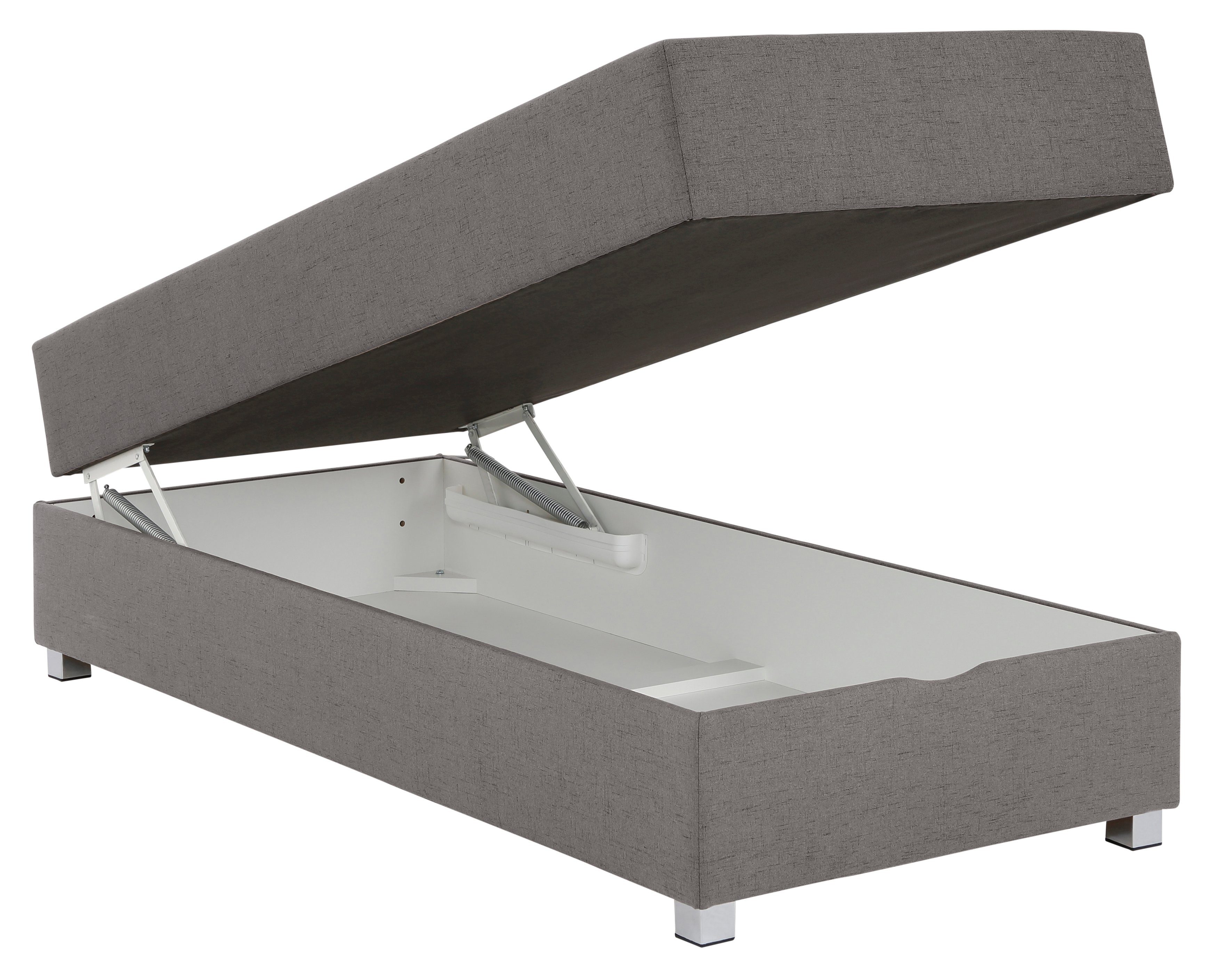 INOSIGN Boxspring Alexis zonder hoofdbord - ideaal voor ruimtes met schuine plafonds, in 4 breedten
