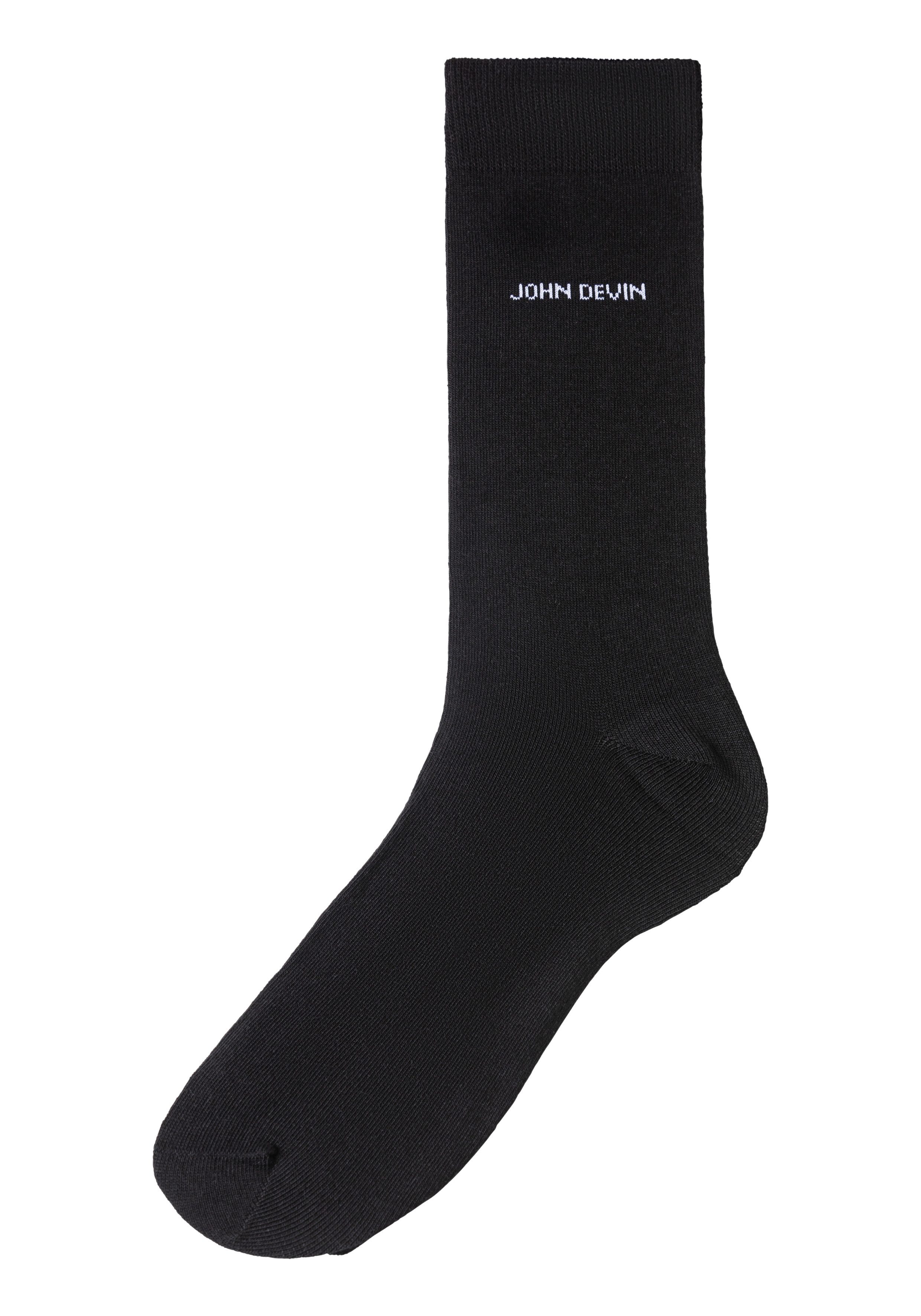 John Devin Basic sokken voor elke dag (set, 7 paar)
