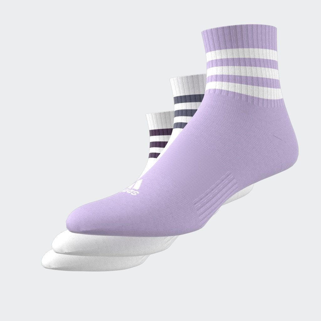 adidas Performance Functionele sokken 3 STRIPES CUSHIONED SPORTSWEAR MIDCUT SOKKEN, 3 PAAR (3 paar)