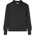 calvin klein curve blouse zonder sluiting inclusive recycled cdc blouse van hoogwaardige crêpe de chine zwart