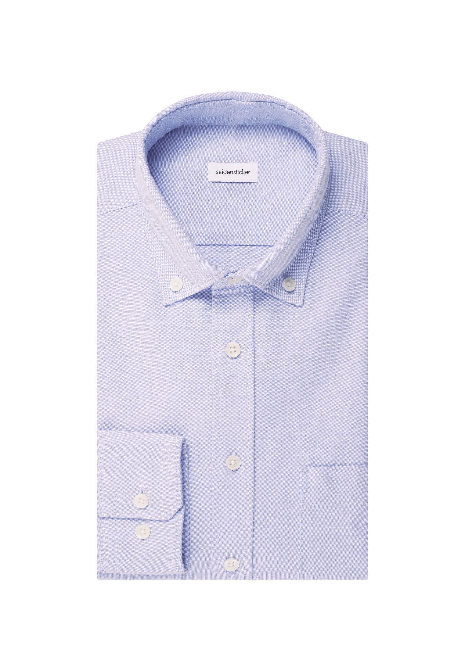 seidensticker Businessoverhemd Regular 1/1 button-down kraag effen