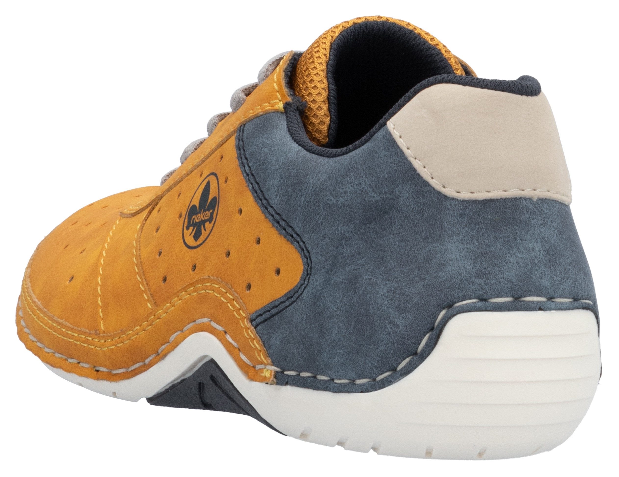 Rieker Sneakers , veterschoen, lage schoen, vrijetijdsschoen met memosoft binnenzool