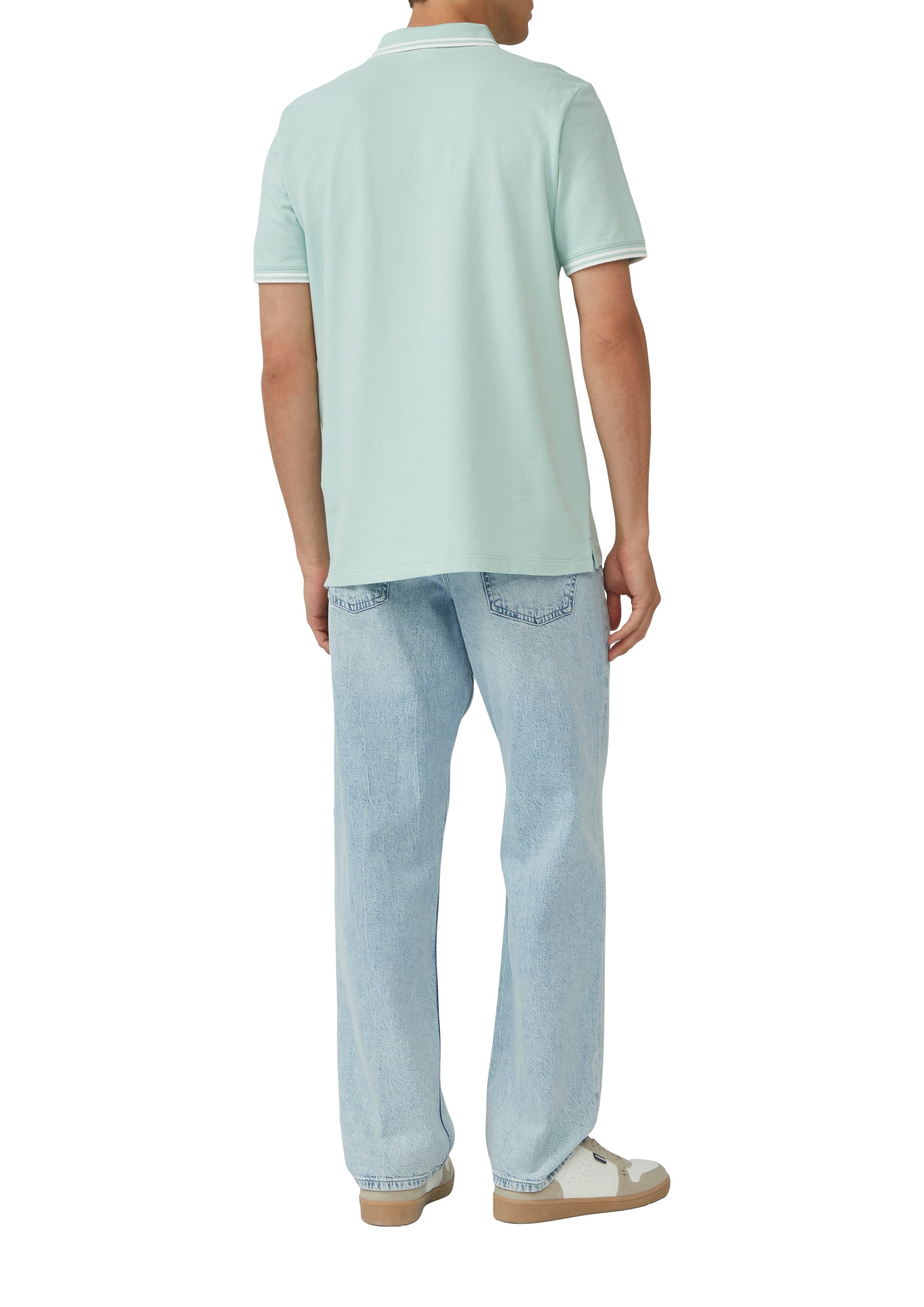 s.Oliver Poloshirt met logo-opschrift