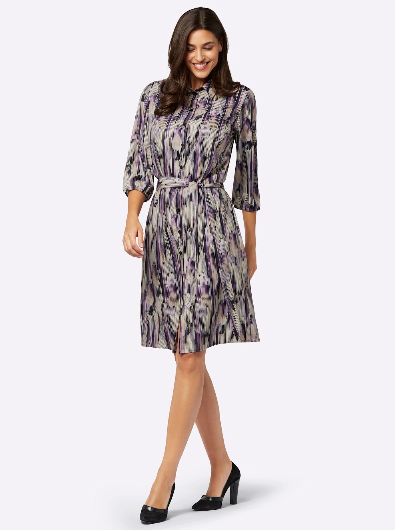 Classic Basics Jurk met overhemdkraag Overhemdjurk