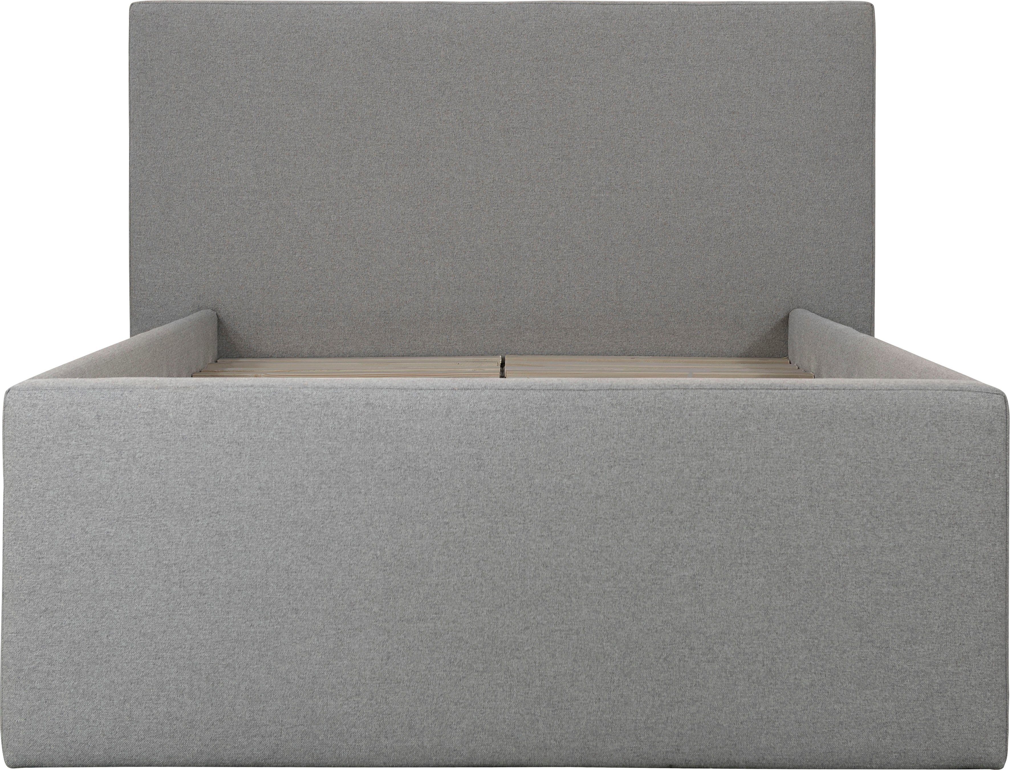 INOSIGN Gestoffeerd bed DALINA rechtlijnig hoofdbord, in 5 breedten, ook in 220 cm lengte