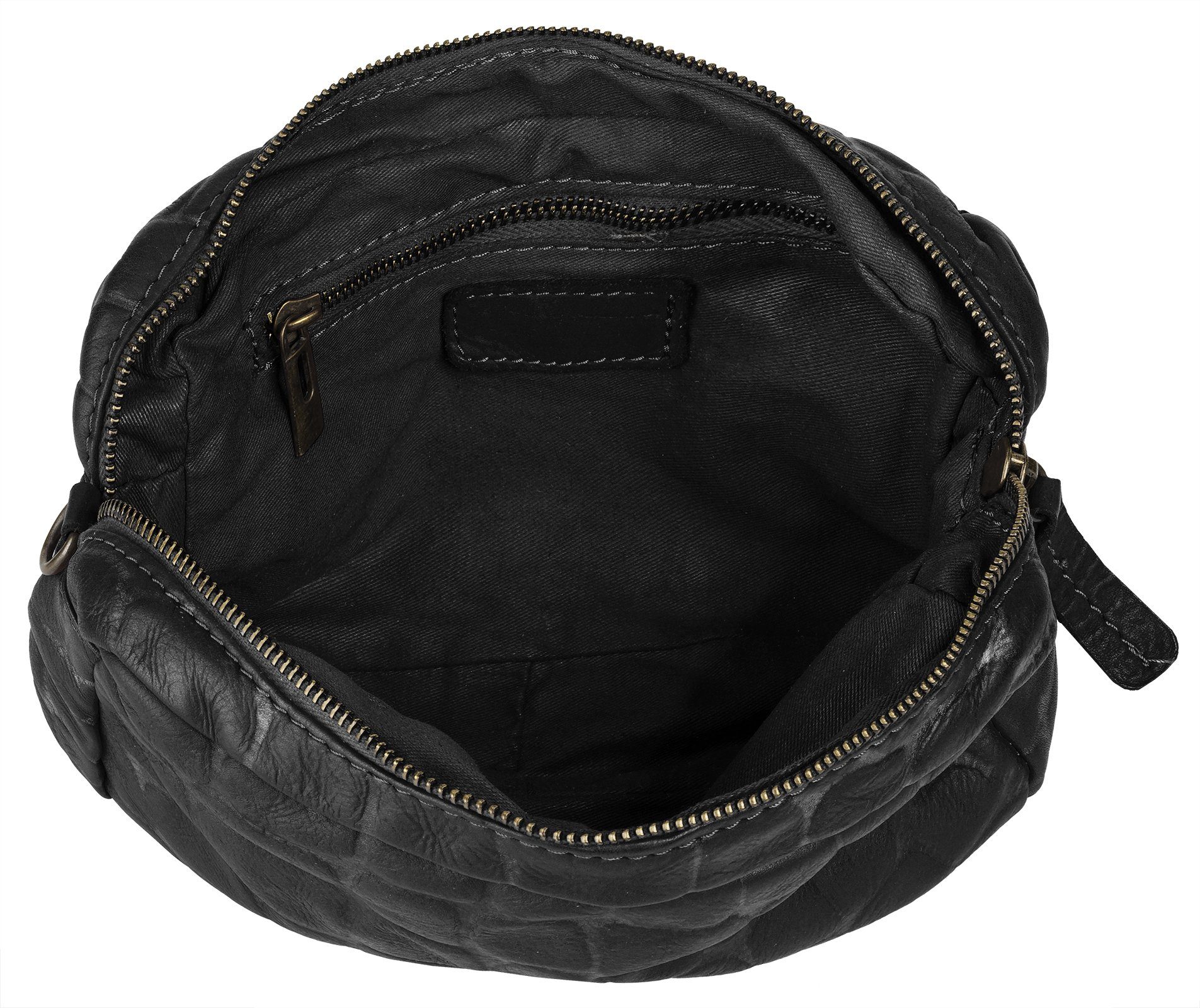 Samantha Look Schoudertas echt leer, made in italy