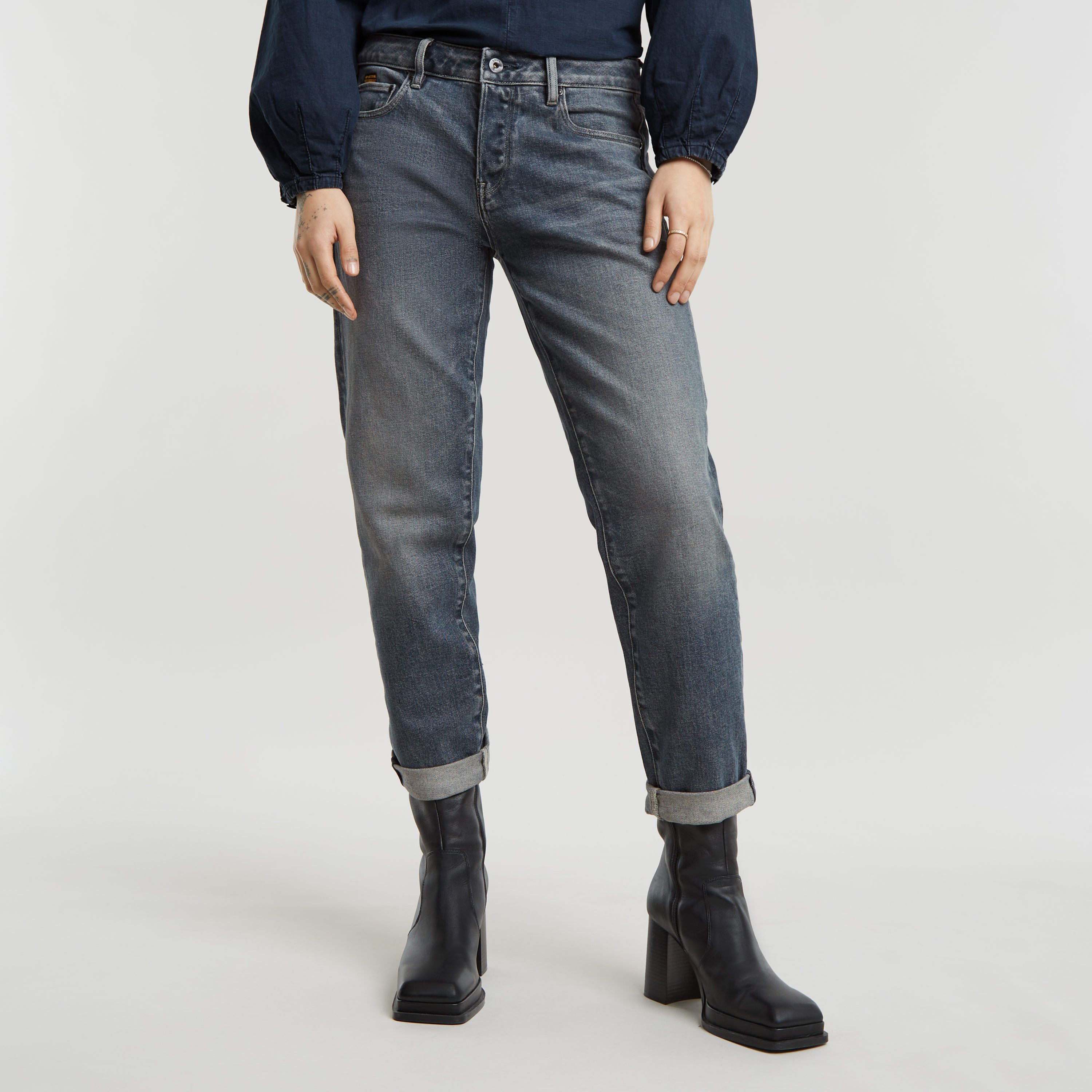 G-Star RAW Boyfriendjeans Kate Katoen-stretch denim kwaliteit voor meer draagcomfort