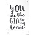 reinders! poster gin tonic love (1 stuk) wit