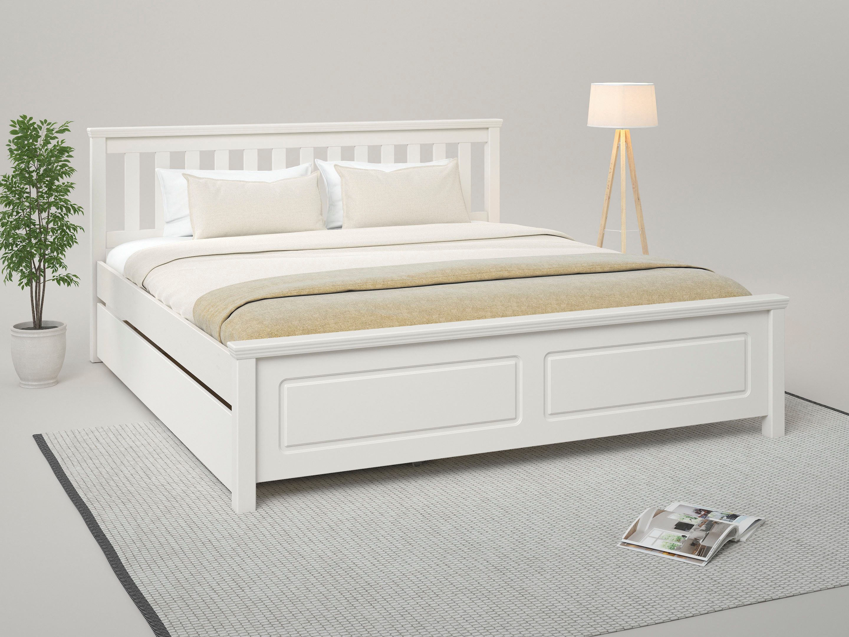 Home affaire Lade CAPRE, passend für »Capre«-Bett "erik"-bed, massief hout
