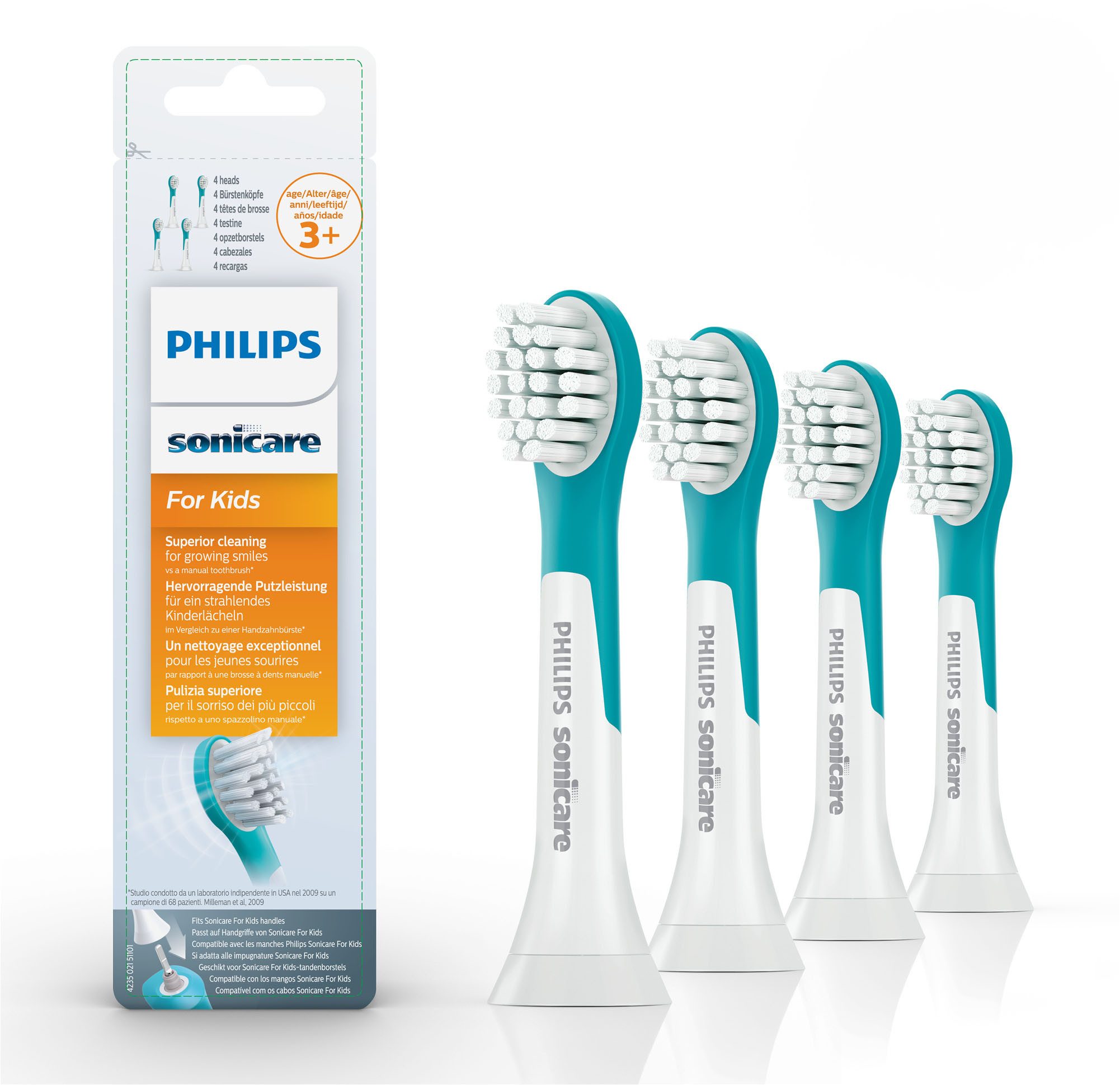 Philips Sonicare Opzetborsteltjes HX6034/33 For kids v.a. 4 -7 jaar