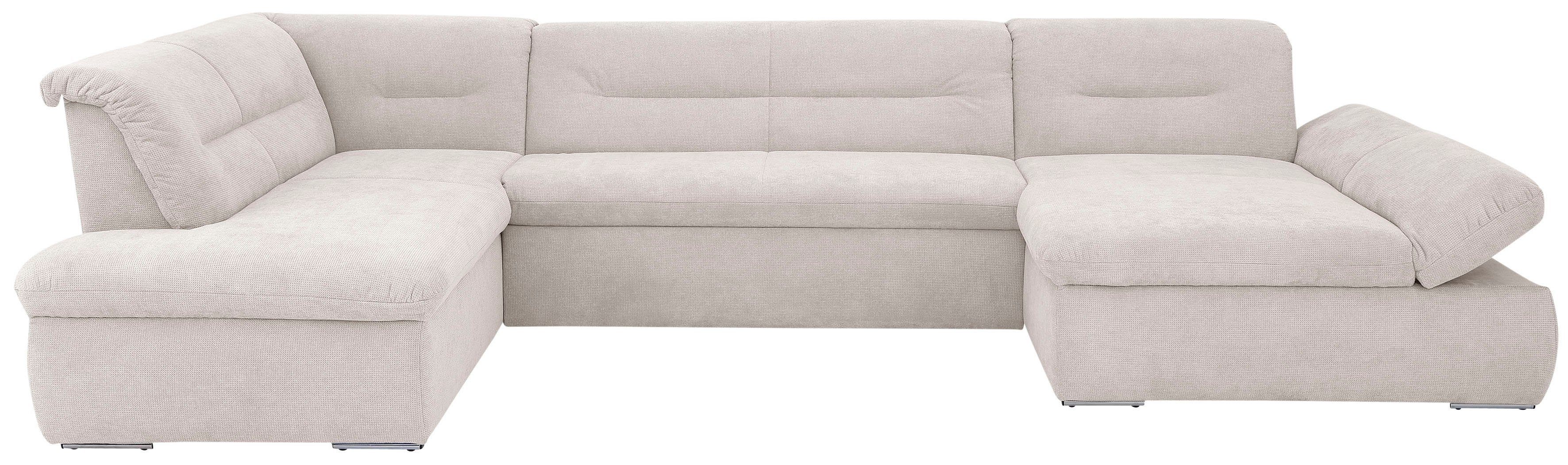 INOSIGN Zithoek Avesa U-vorm Naar keuze met verstelbare armleuningen en slaapfunctie, bxdxh: 355x216x80cm