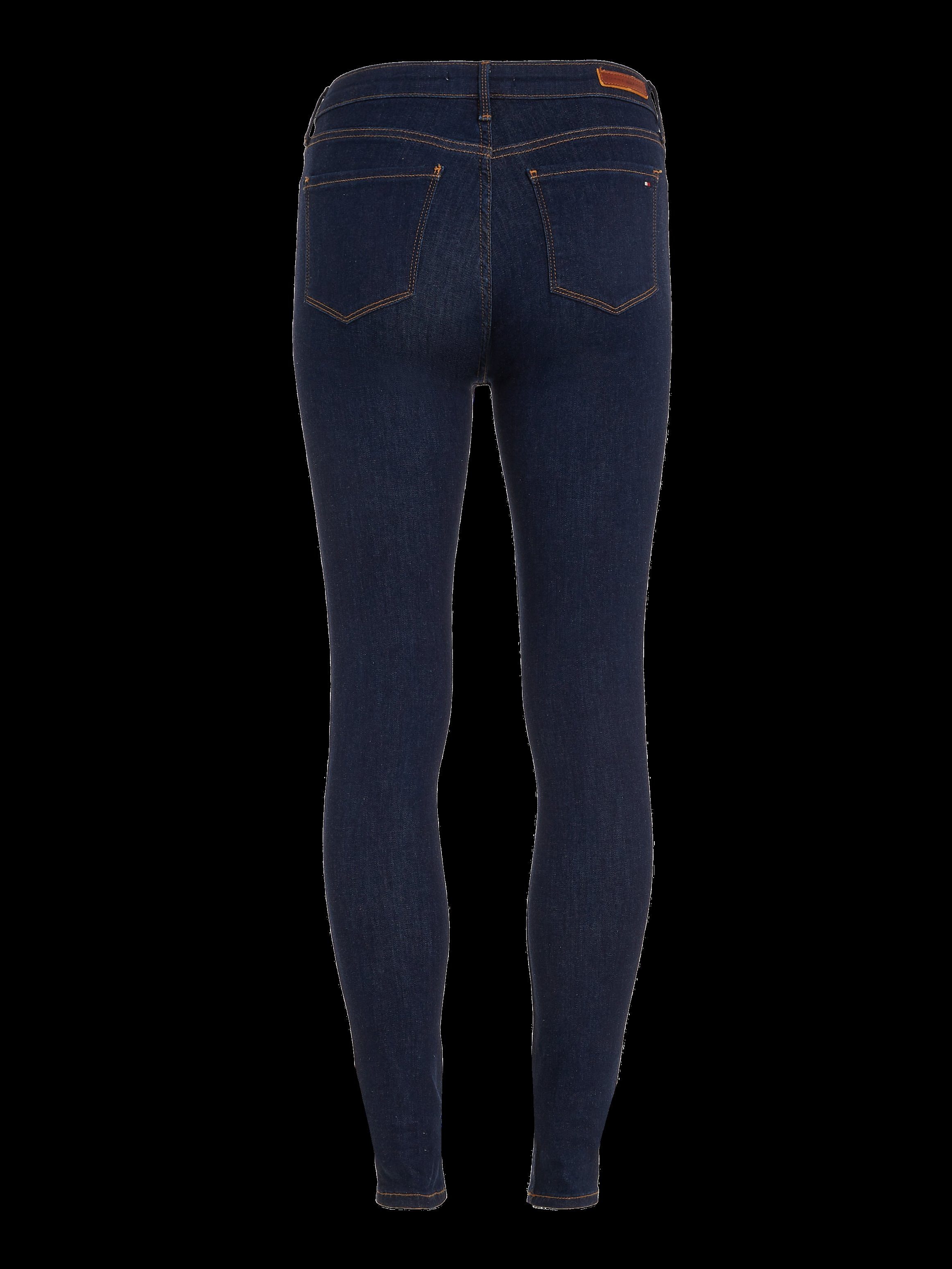Tommy Hilfiger Skinny fit jeans HERITAGE COMO SKINNY RW met tommy hilfiger logo-badge (TH FLEX COMO SKINNY RW)