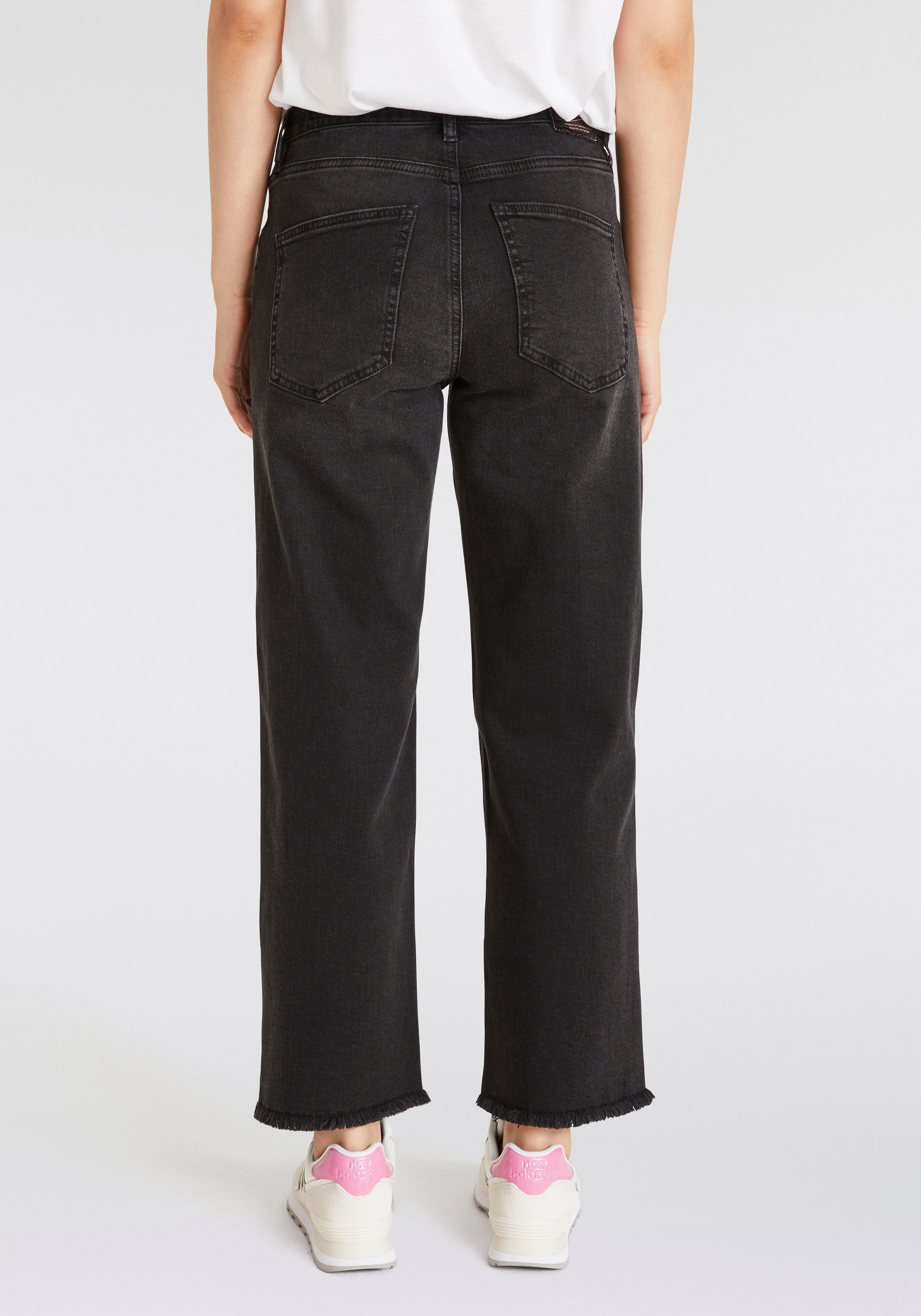Herrlicher Straight jeans Mäze Sailor Recycled Denim Black Stretch