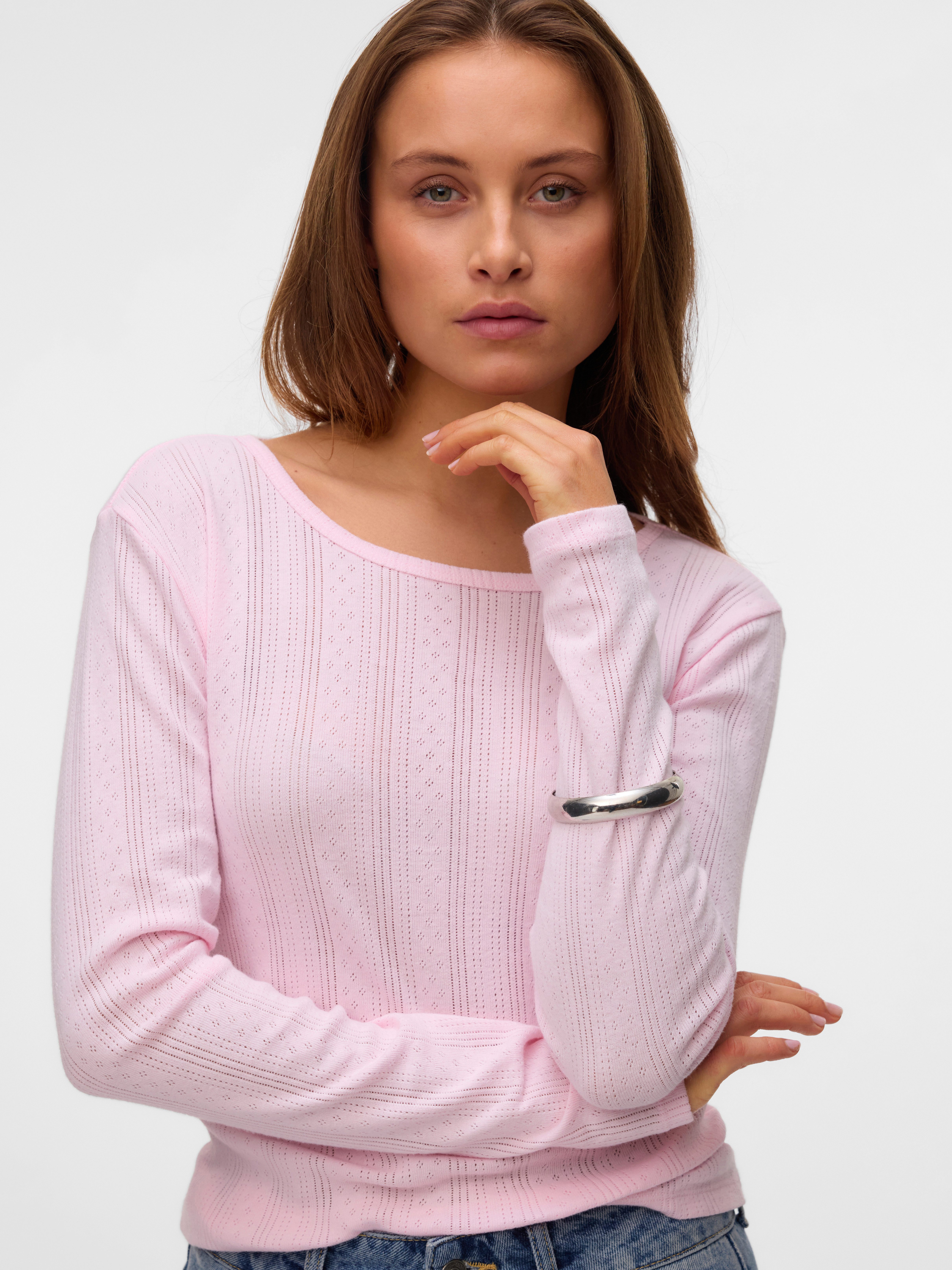 Vero Moda Shirt met lange mouwen VMLISA LS TOP JRS NOOS