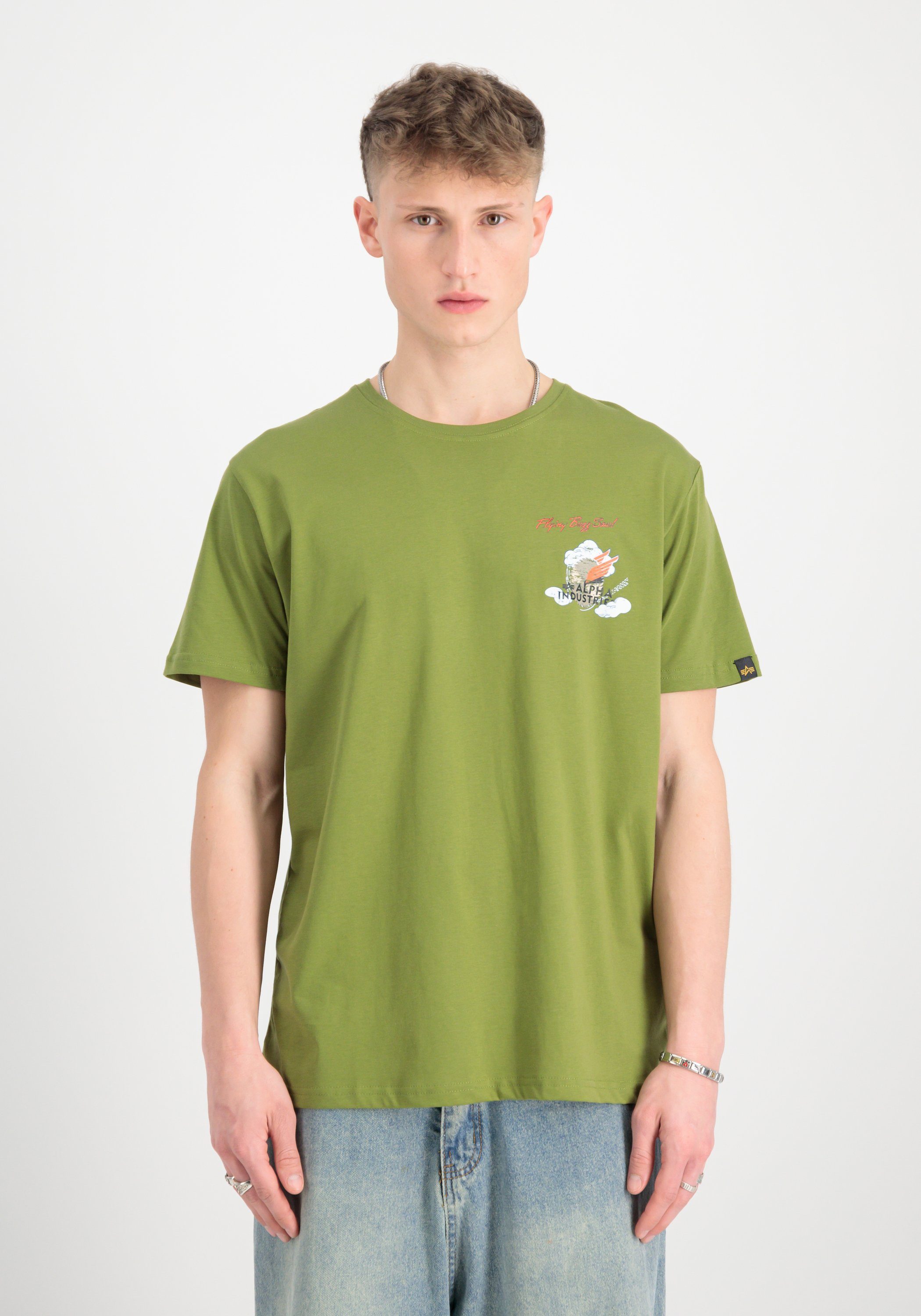 Alpha Industries T-shirt Alpha Industries Men - T-Shirts Flying Buzz Small Logo T