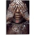 reinders! artprint afrikaanse vrouw bruin