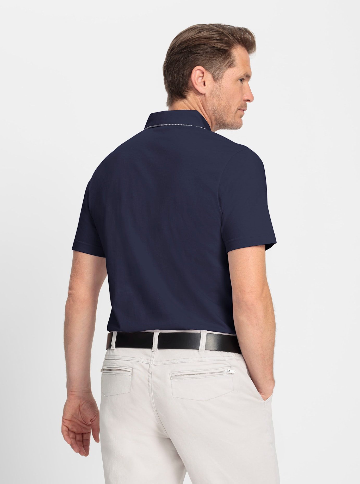 Marco Donati Poloshirt Shirt met korte mouwen (1-delig)