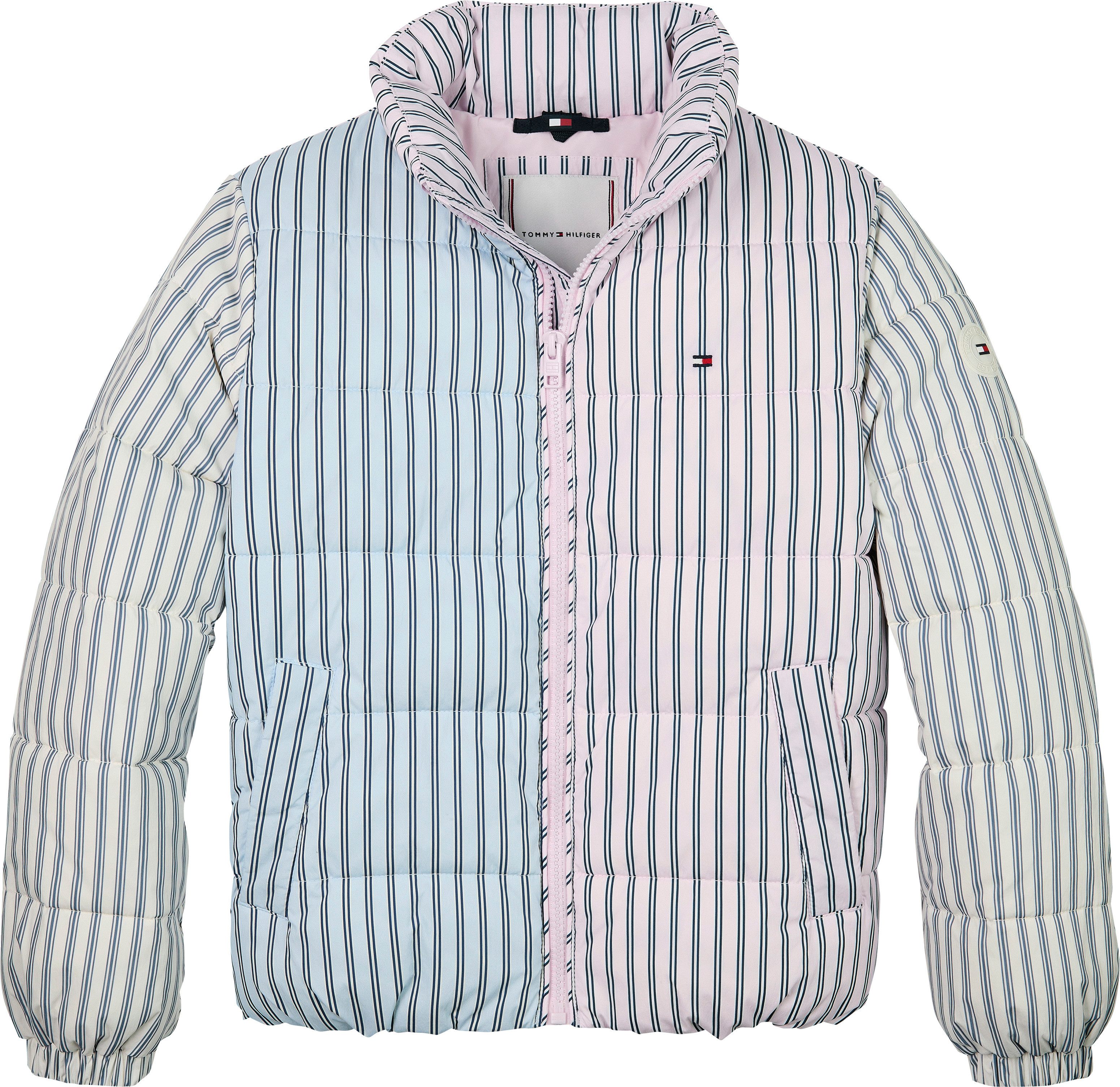 Tommy Hilfiger Gewatteerde jas MIX STRIPE PUFFER