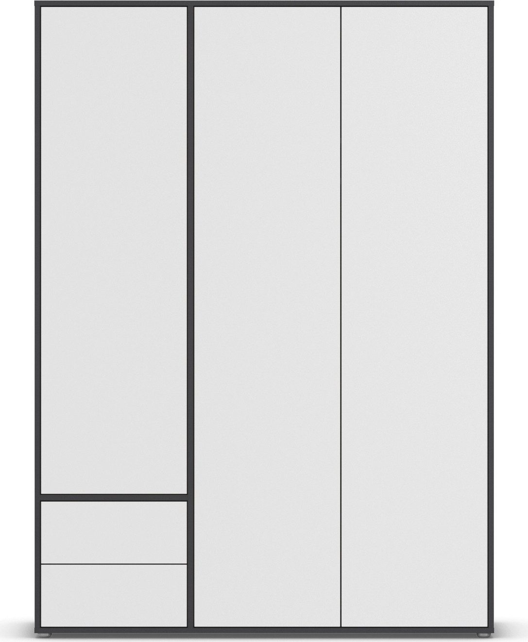 rauch Draaideurkast Kledingkast Kast Garderobe Wasmand NABILA veel Opbergruimte met 2 lades en push-to-open functie topseller made in germany