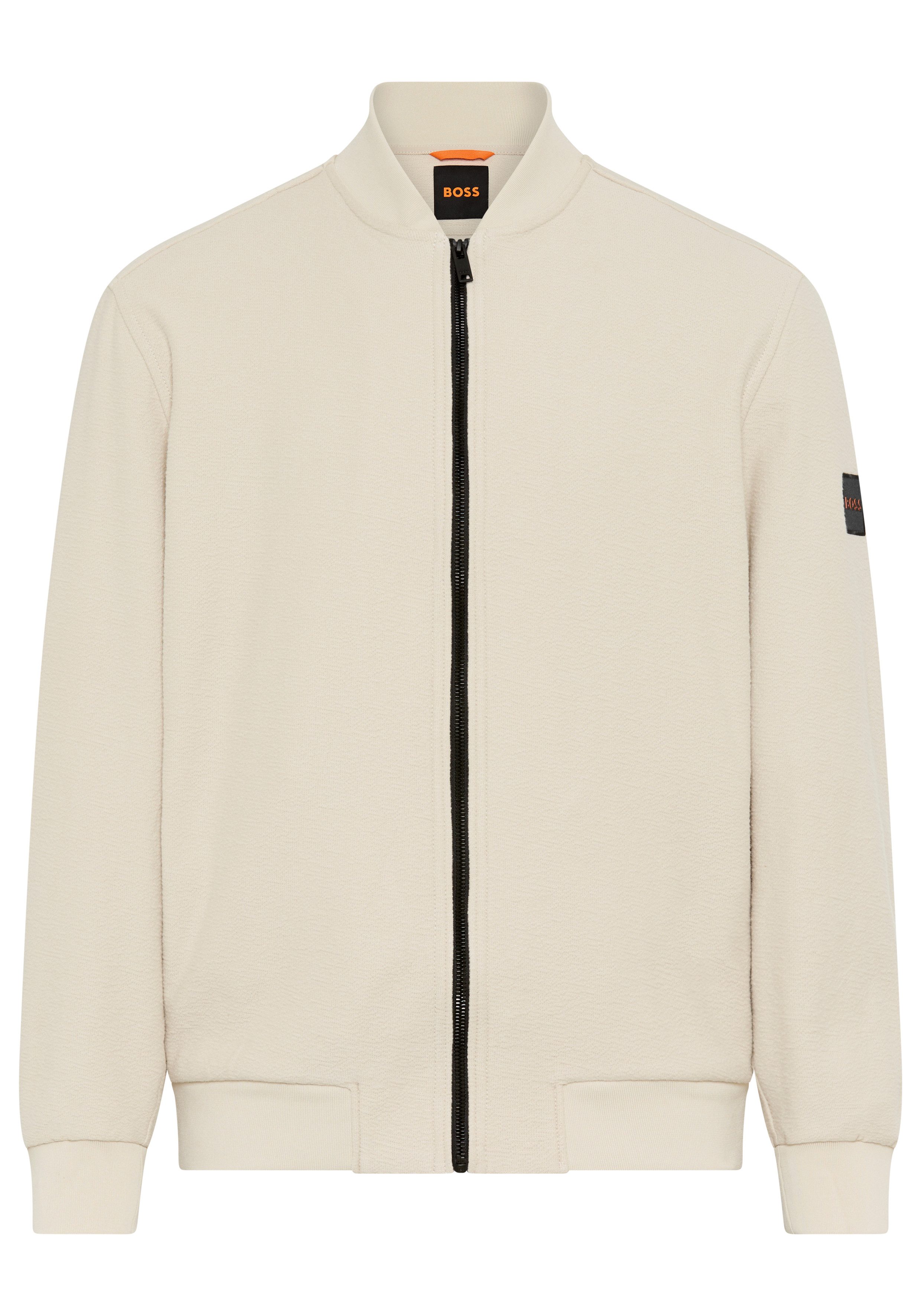 Boss Orange Sweatvest Lisimba heren sweatvesten maat XL bruin