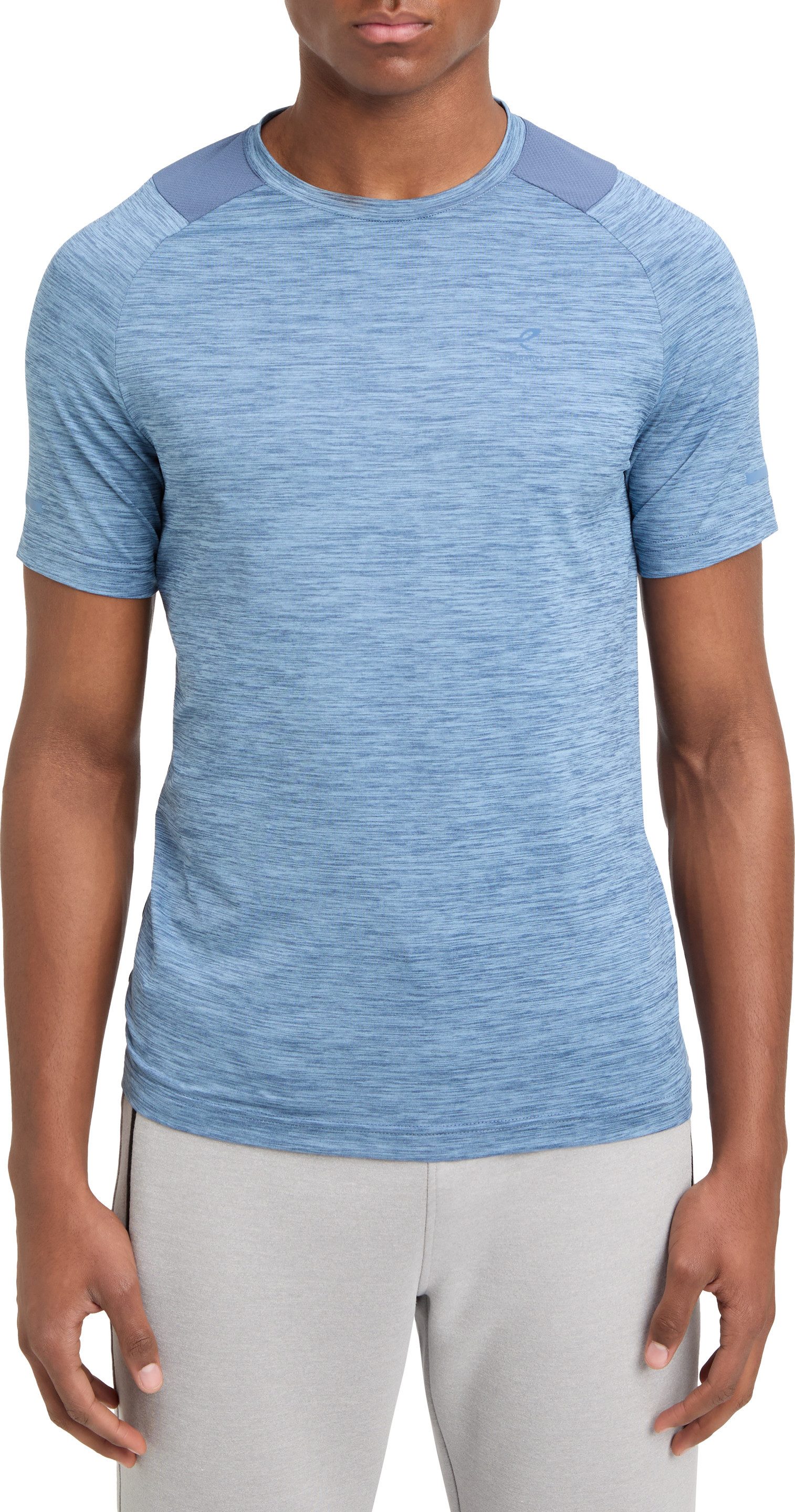 Energetics Runningshirt Heren T-shirt Ailo SS M (1-delig) heren hardlopen maat M blauw