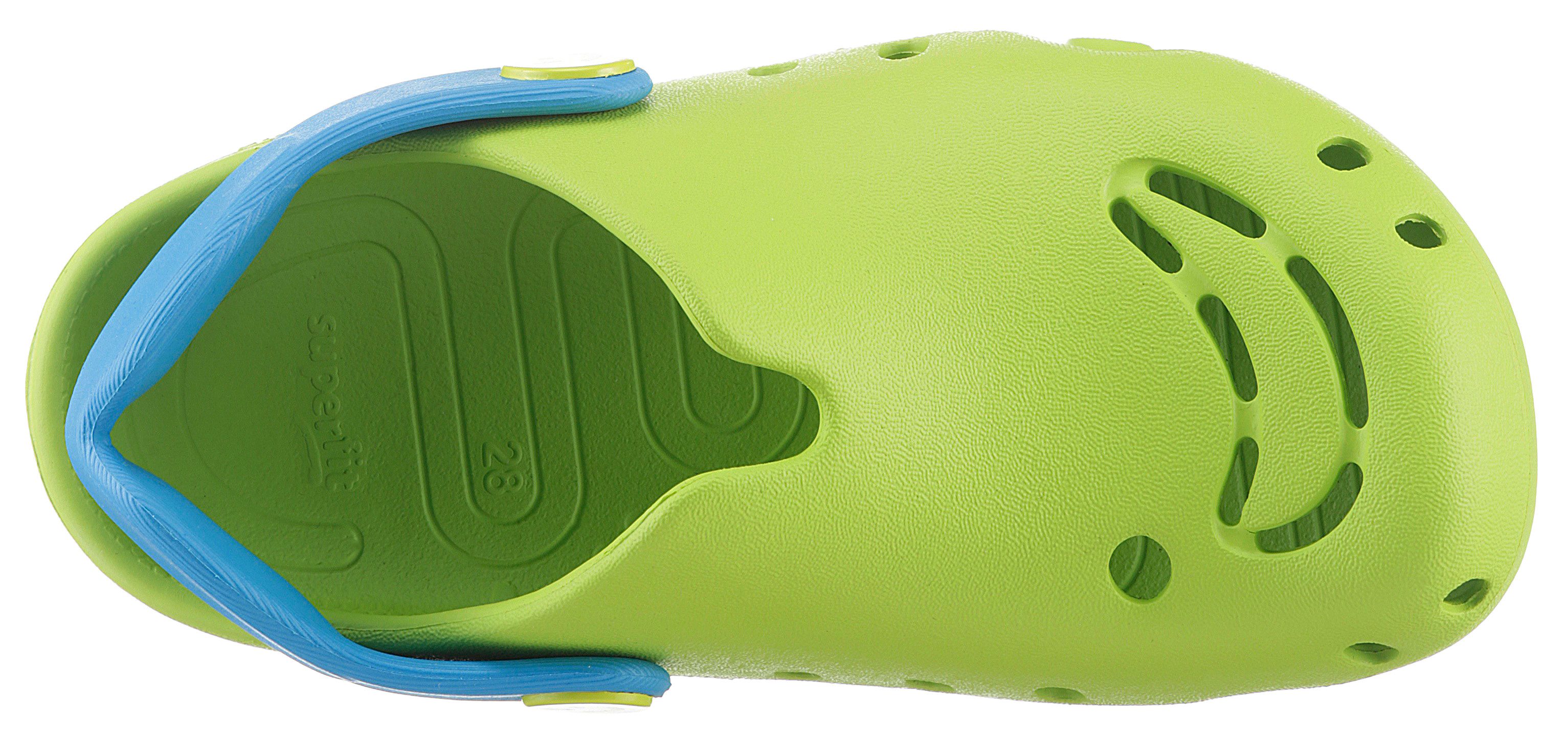 Superfit Waterschoenen SPLASH C WMS: W Klomp, watersandaal met hielriem, maat sjabloon om te downloaden