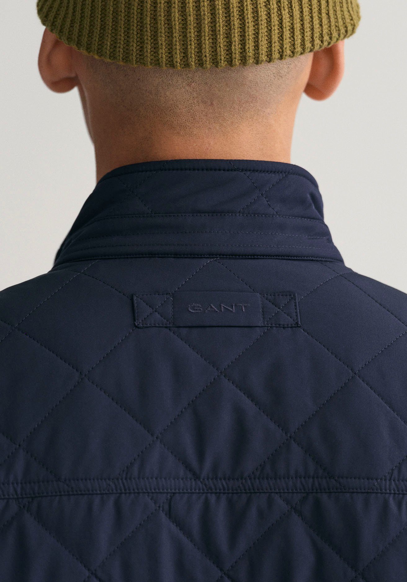 Gant Bodywarmer QUILTED WINDCHEATER VEST met wattering van gerecycled polyester