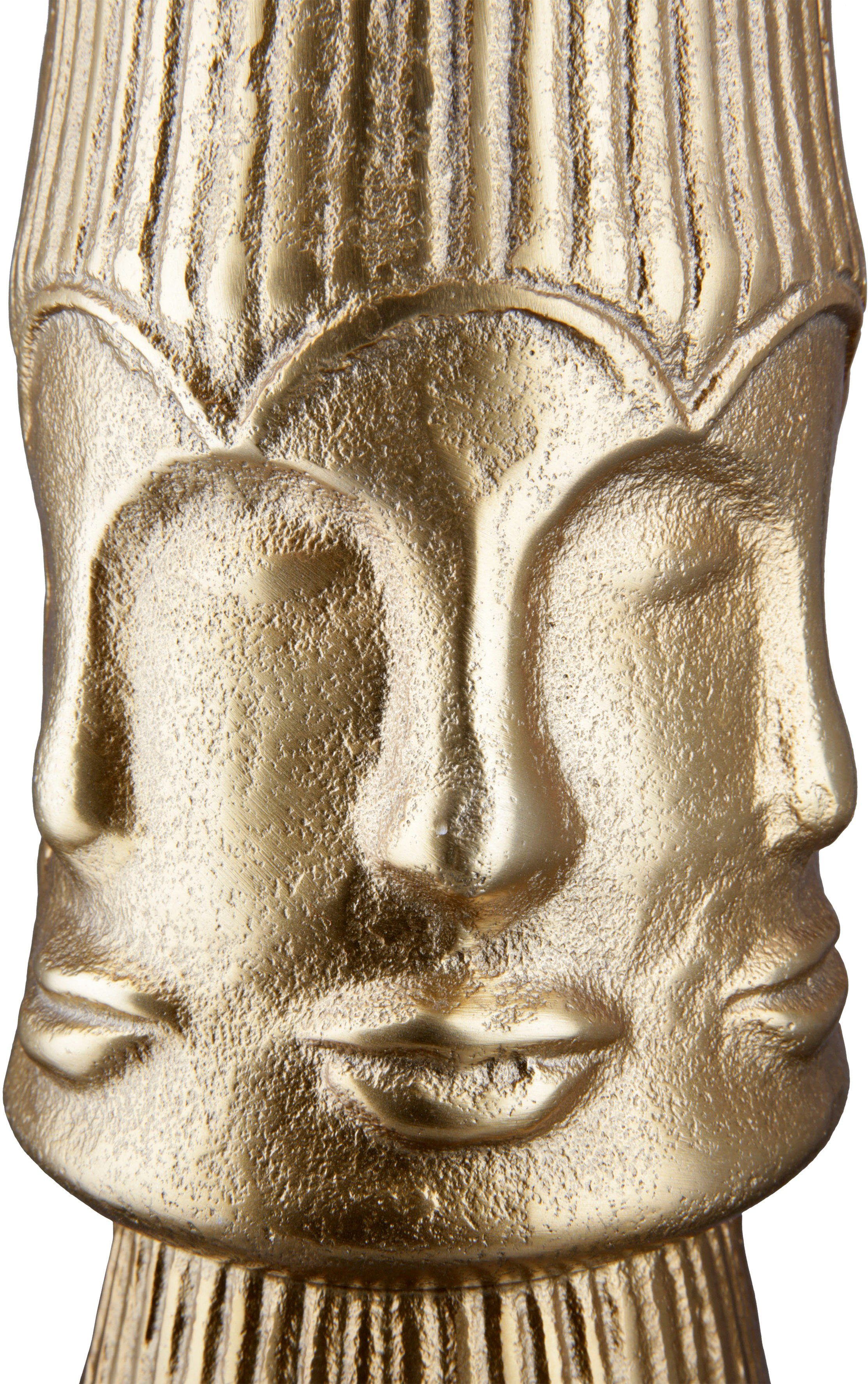 GILDE Siervaas Face Vaas van aluminium, decoratief object (1 stuk)