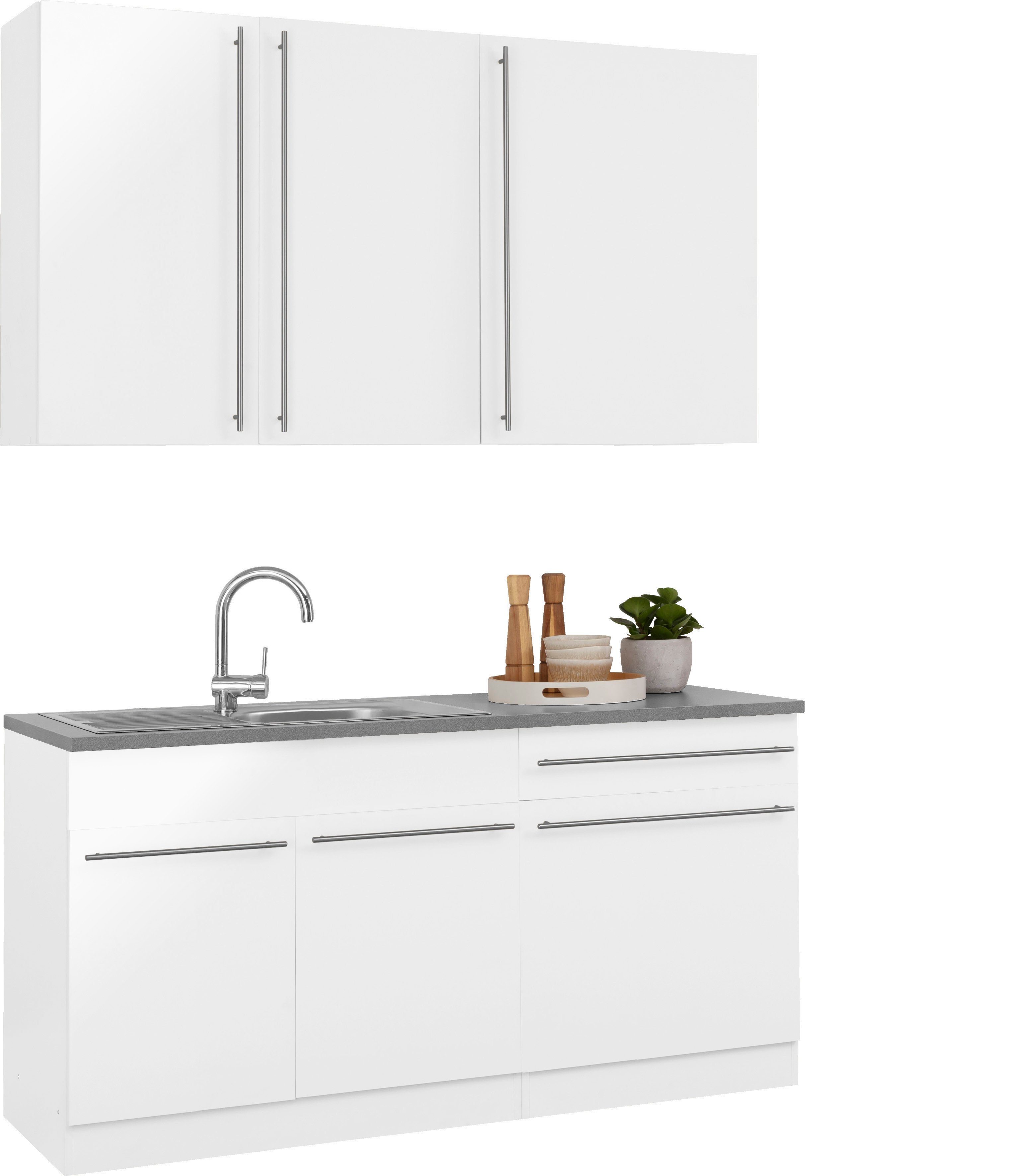 wiho Küchen Pantry keuken Chicago zonder elektrische apparaten, breedte 160 cm