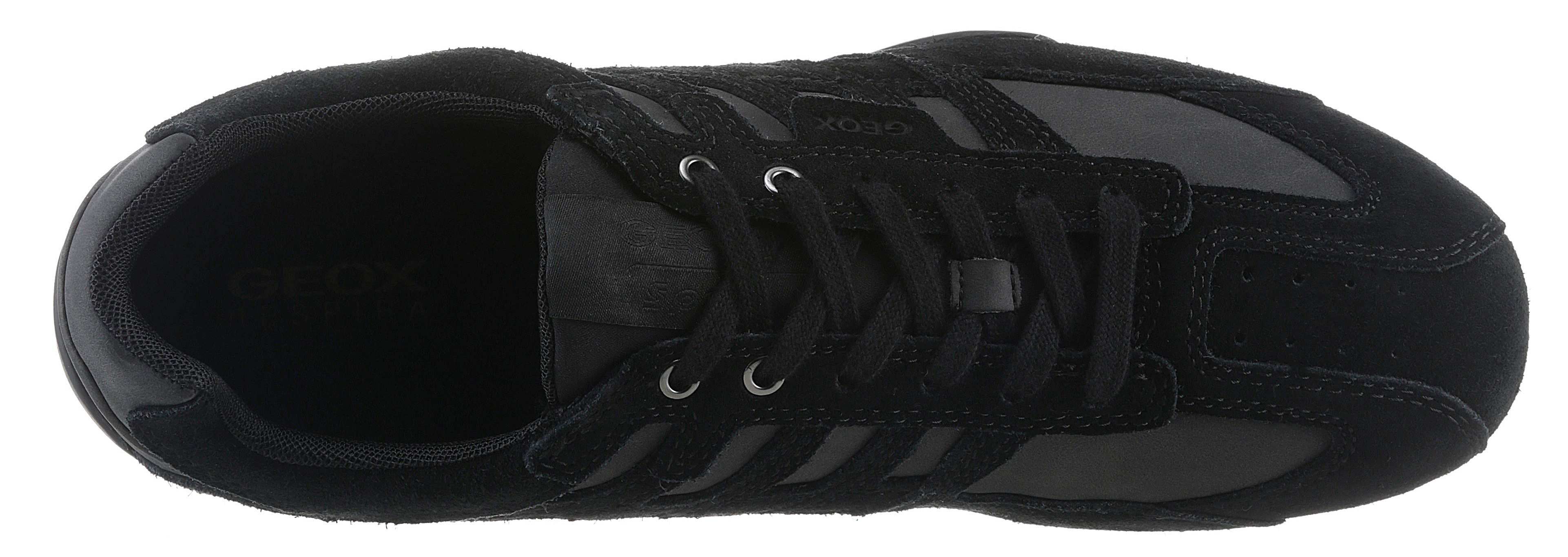 Geox Sneakers UOMO SNAKE A Vrijetijdsschoen, lage schoen, veterschoen met uitneembare binnenzool