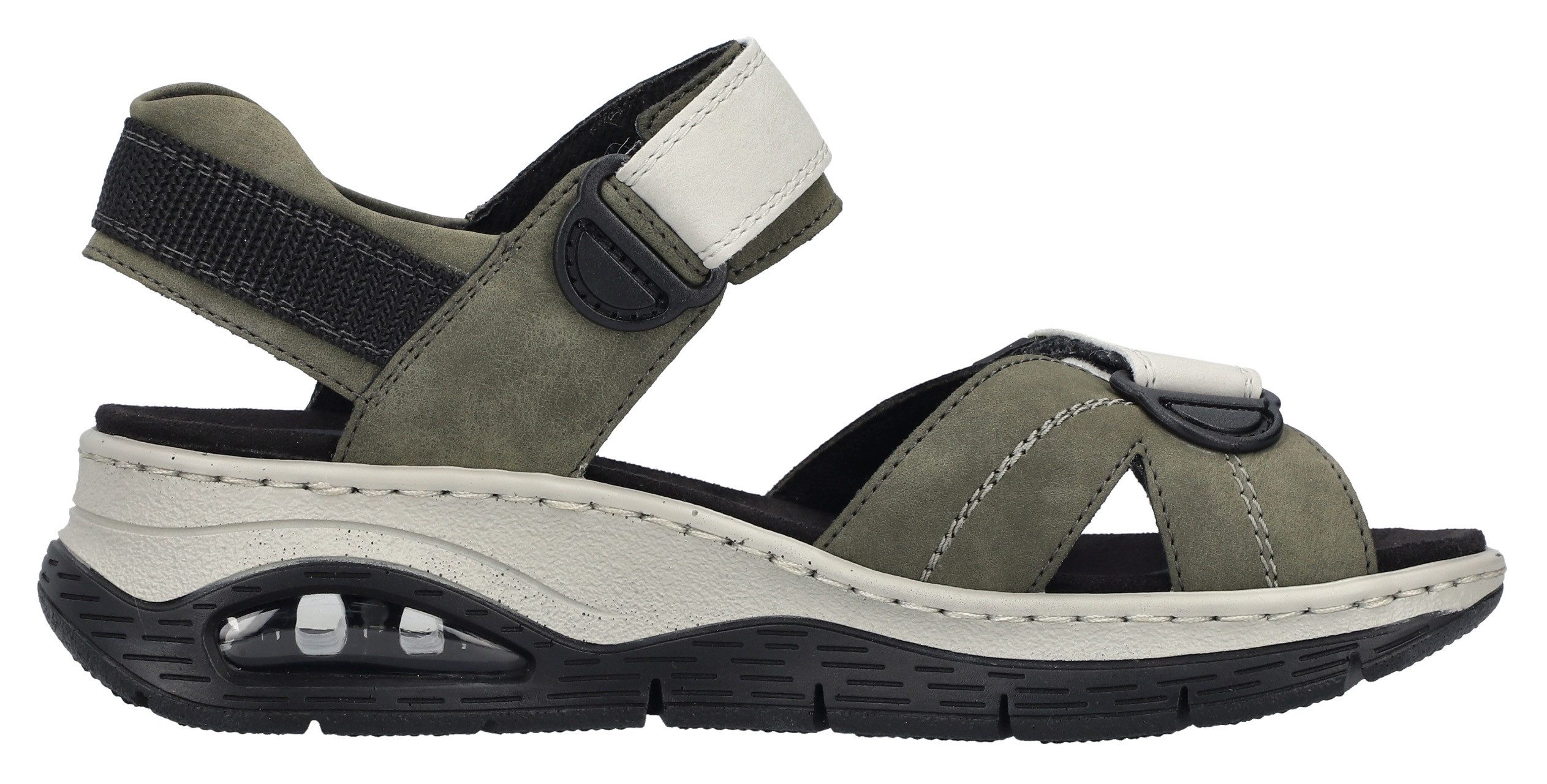 Rieker Trekkingsandalen Buitensandalen, zomerschoenen, klittenbandschoenen met Rieker Air-functie