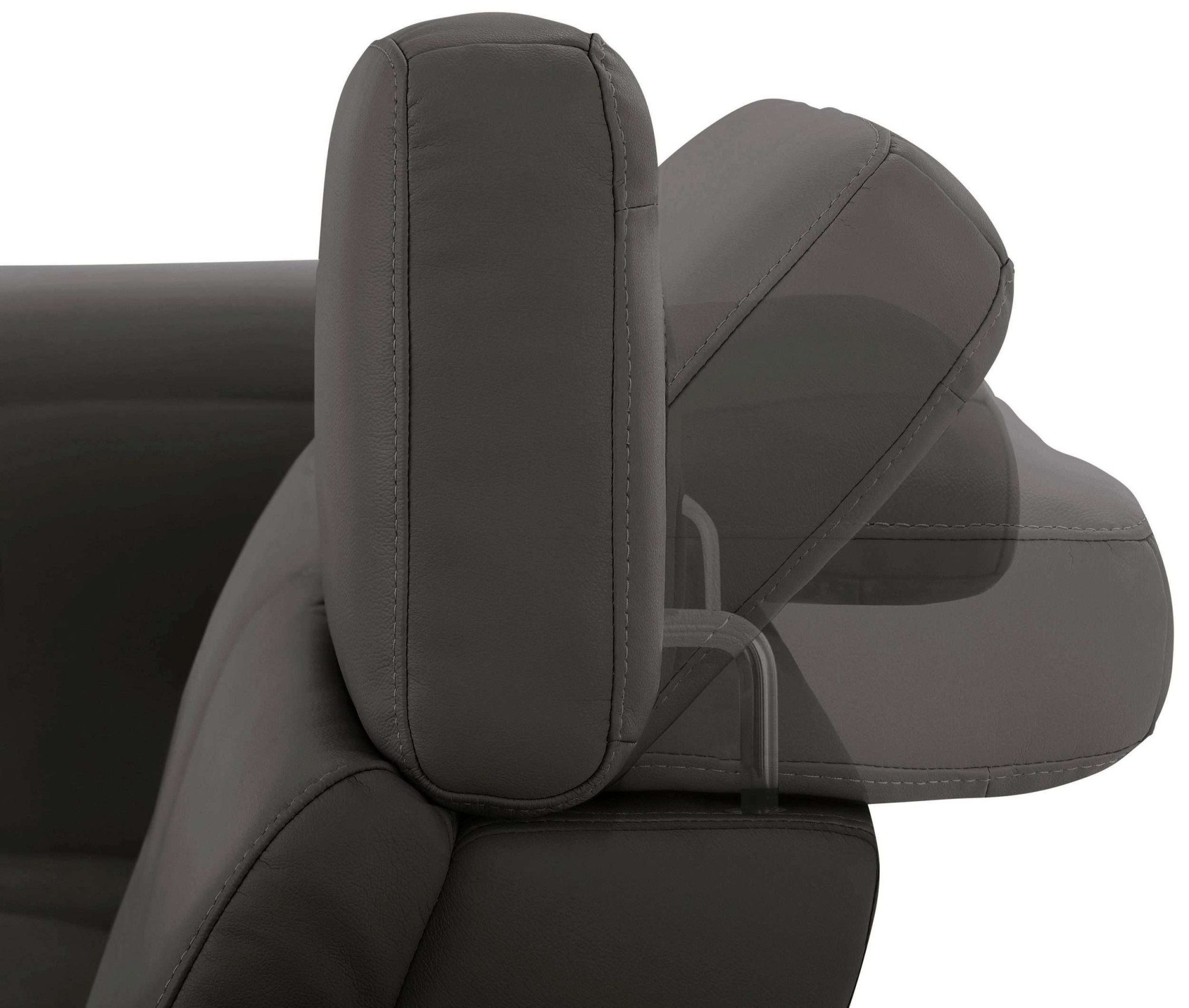 Home affaire Hoekbank Sentrano, L-vorm, 273 cm, man. of electr. relaxfunctie en usb/kopverstelling